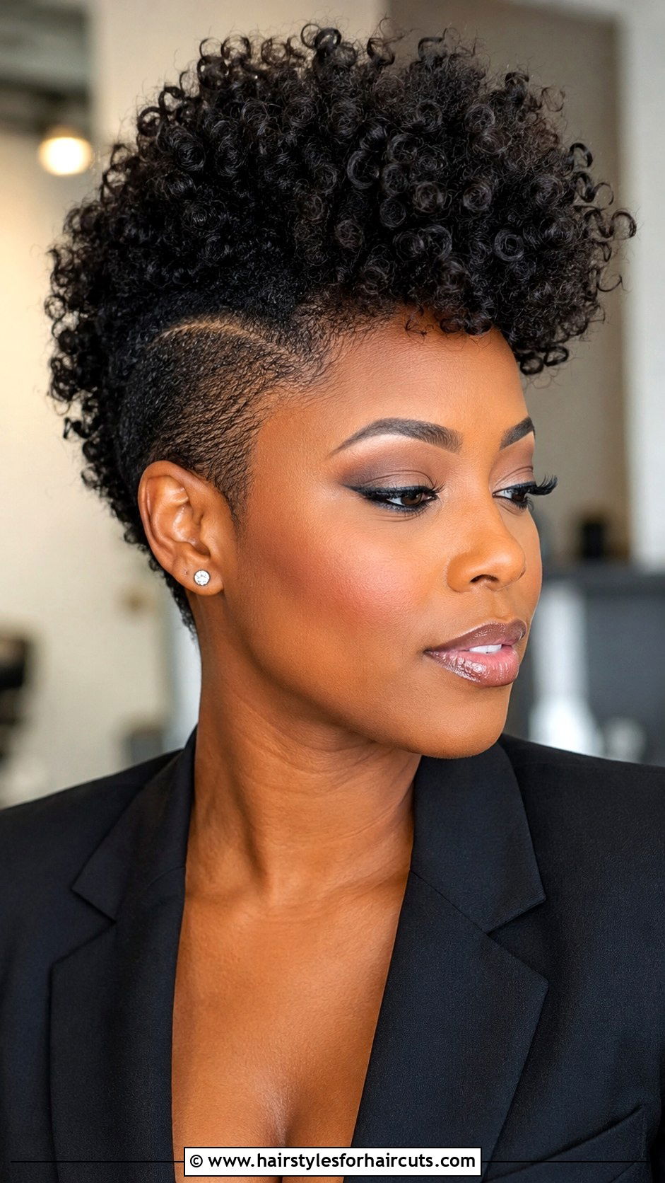 Faux Hawk - 25 black women haircuts styles - 25 black women haircuts styles