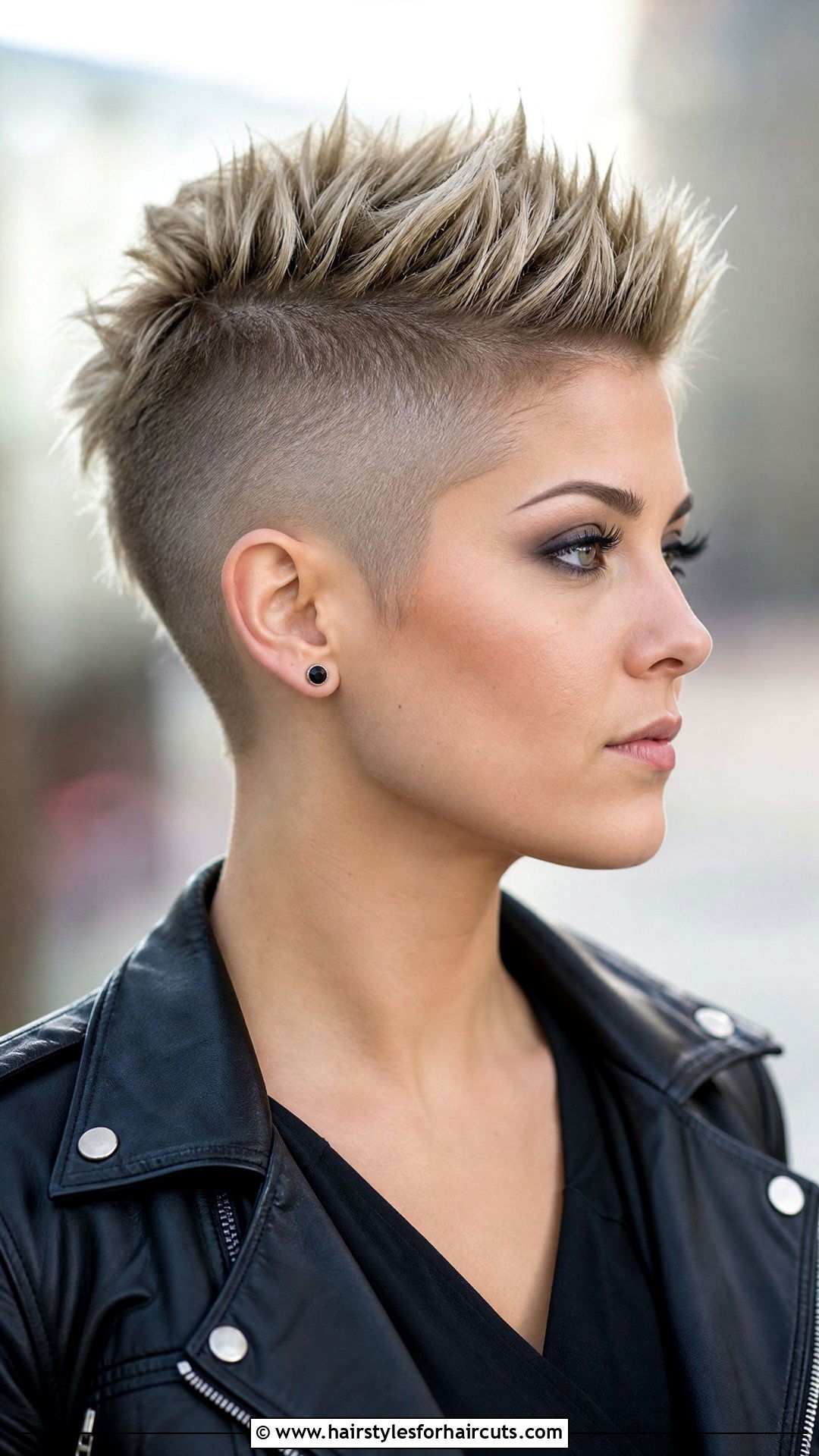 Faux Hawk - 25 thick hair tomboy haircuts - 25 thick hair tomboy haircuts