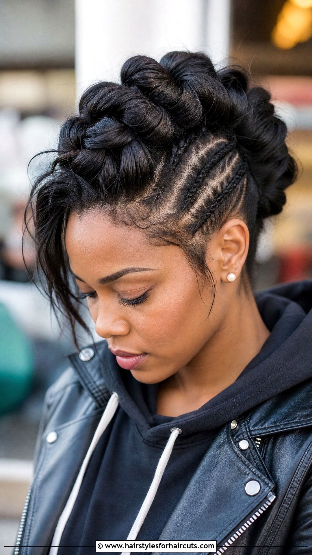Faux Hawk Braid - 25 easy hairstyles that wont damage hair - 25 easy hairstyles that won't damage hair