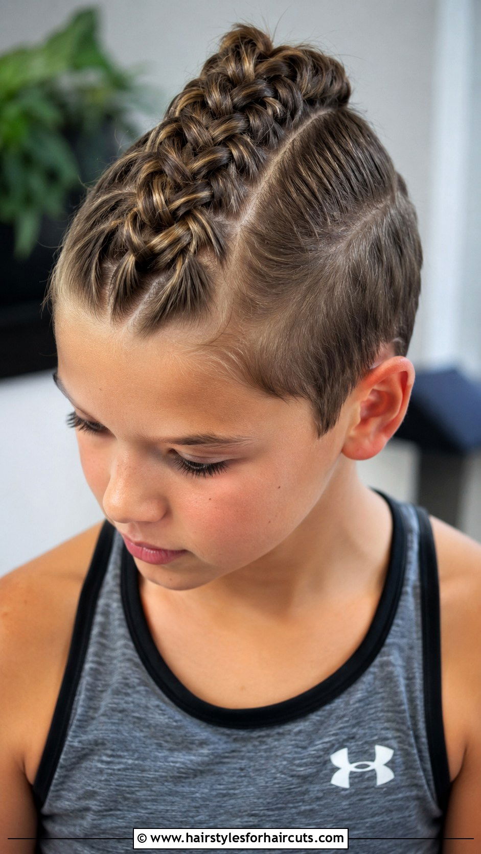 Faux Hawk Braid On Short Hair - 25 cute girls hairstyles for short hair - 25 cute girls hairstyles for short hair