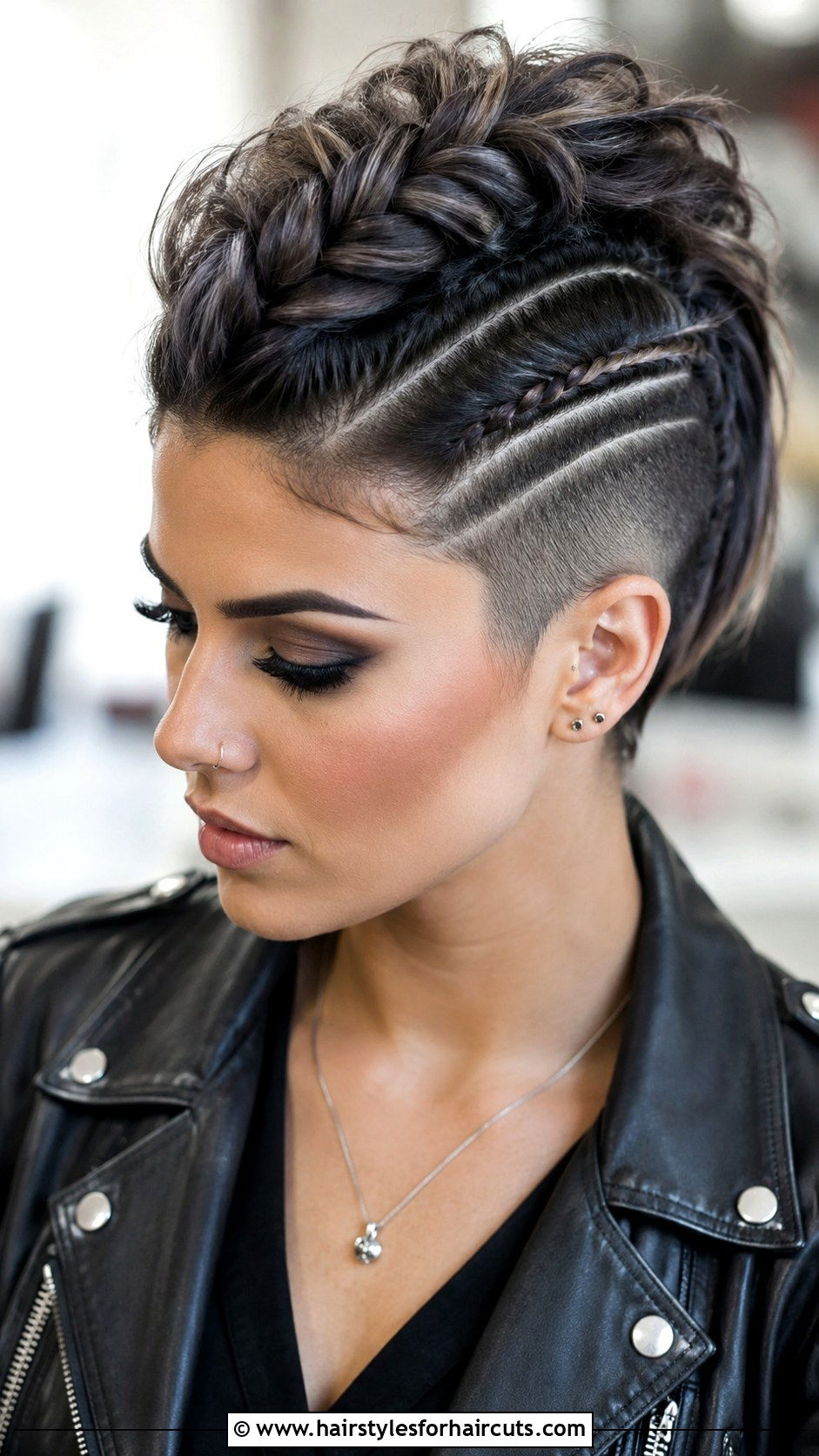Faux Hawk Braid Style - 25 birthday hairstyles for black hair - 25 birthday hairstyles for black hair