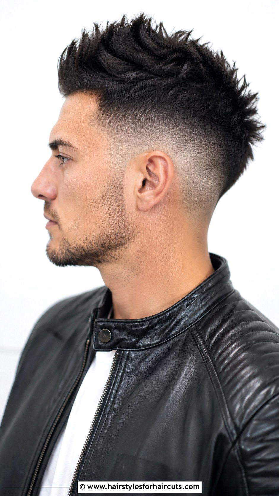Faux Hawk Fade Thinning - 25 balding haircuts for thin hair men - 25 balding haircuts for thin hair men