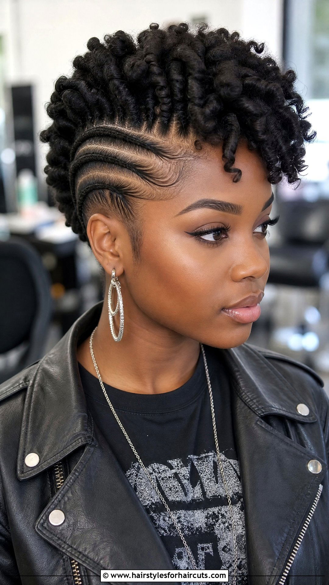 Faux Hawk Flat Twists - 25 twist hairstyles girl natural hair - 25 twist hairstyles girl natural hair