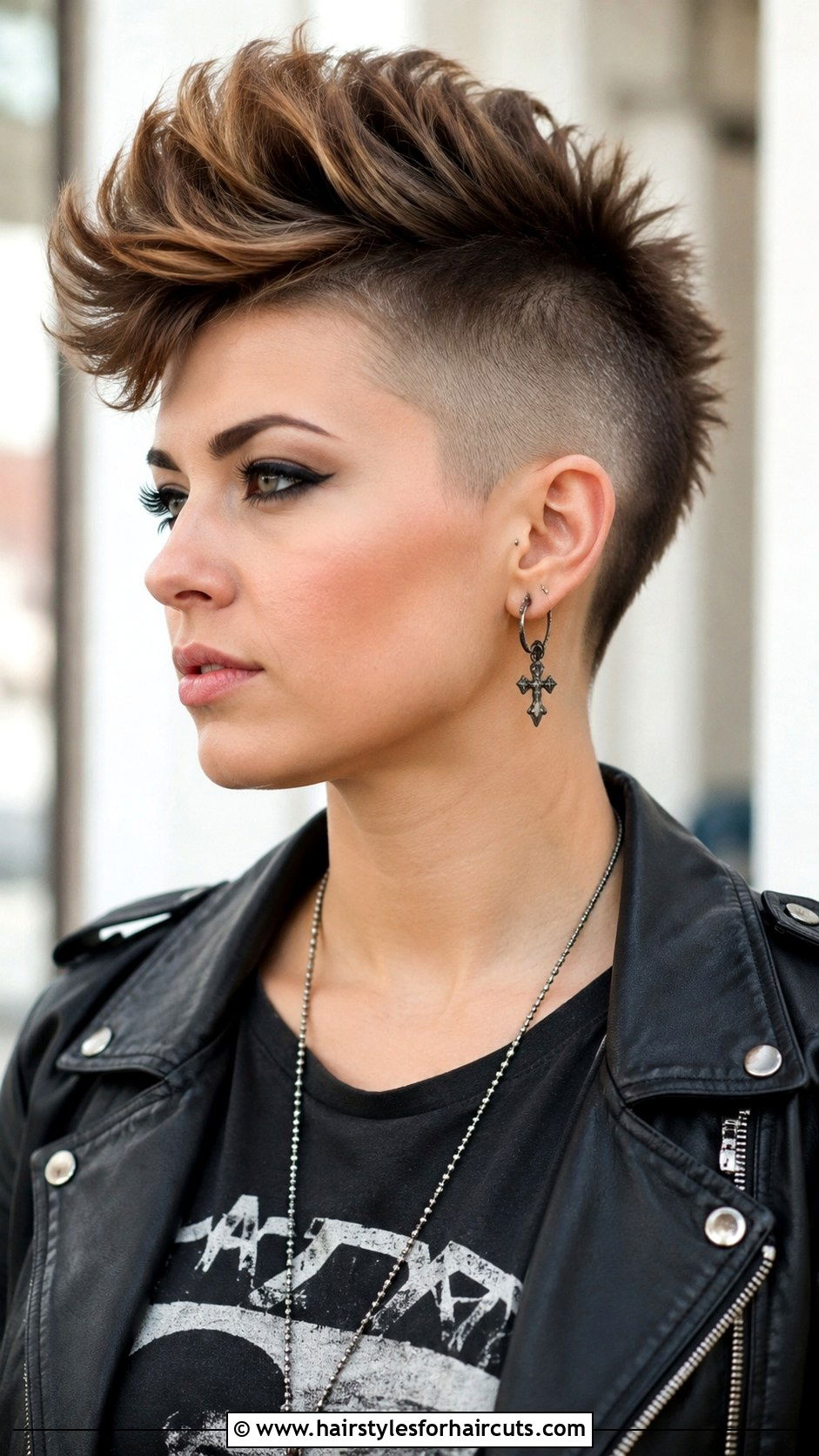 Faux Hawk Haircut - 25 black haircuts women - 25 black haircuts women