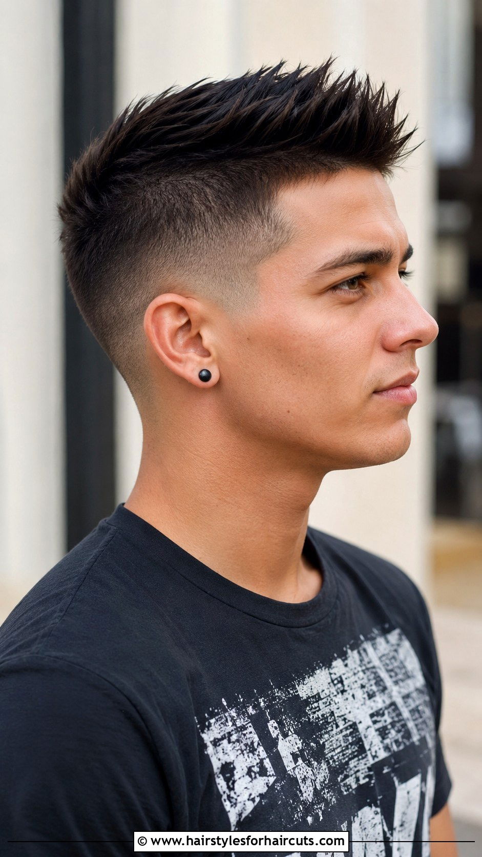 Faux Hawk Haircut - 25 ftm haircuts for straight hair - 25 ftm haircuts for straight hair