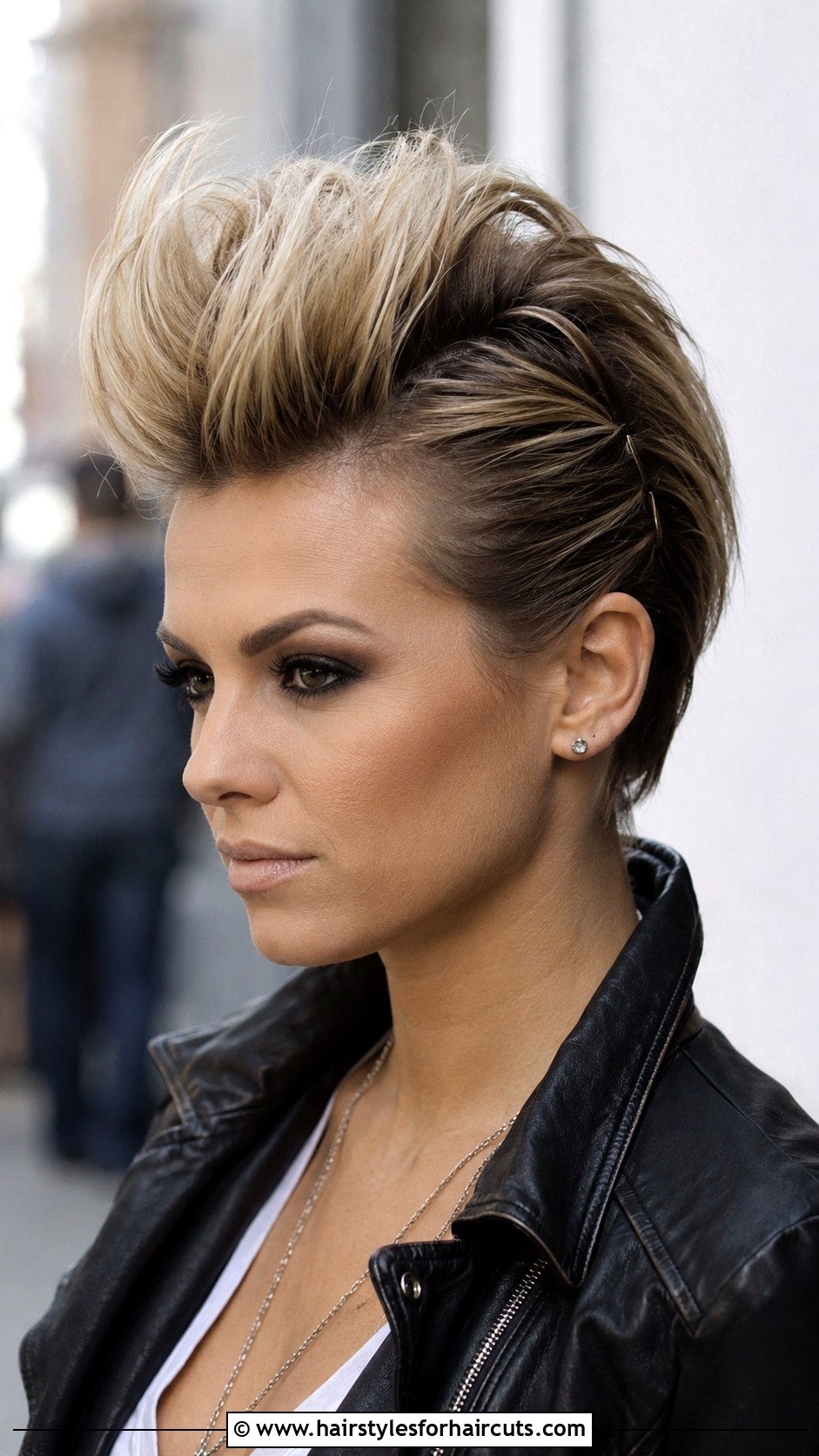 Faux Hawk Hairstyle - 25 easy hairstyles for short medium hair - 25 easy hairstyles for short medium hair