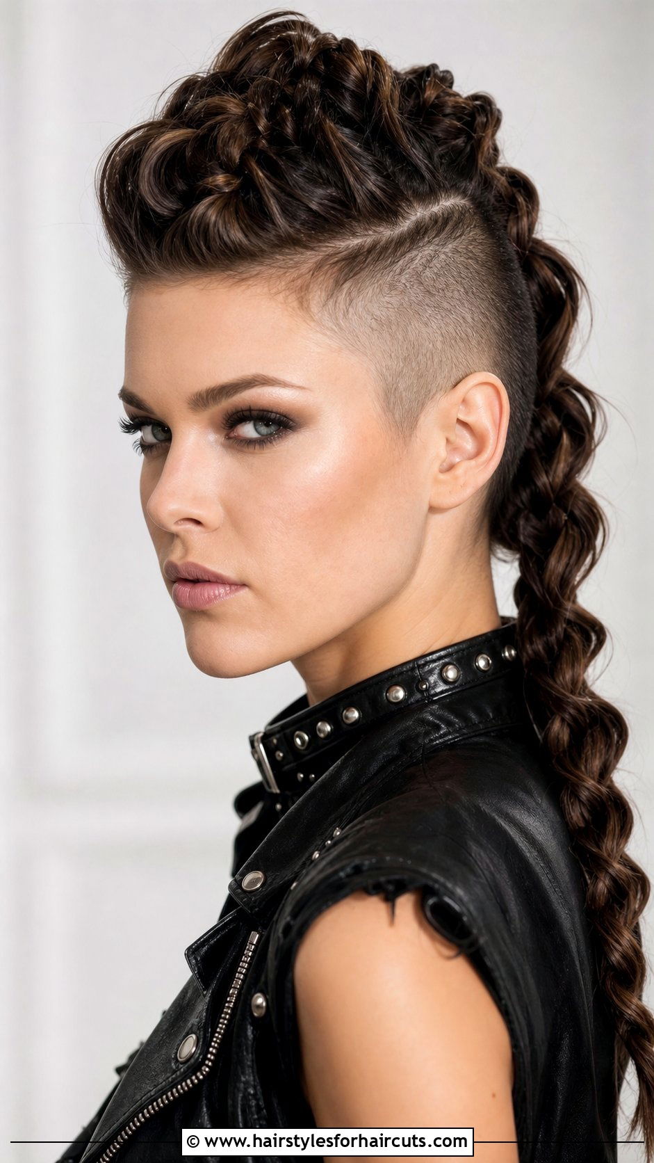 Faux Hawk Long Braid - 25 weird hairstyles for long hair - 25 weird hairstyles for long hair