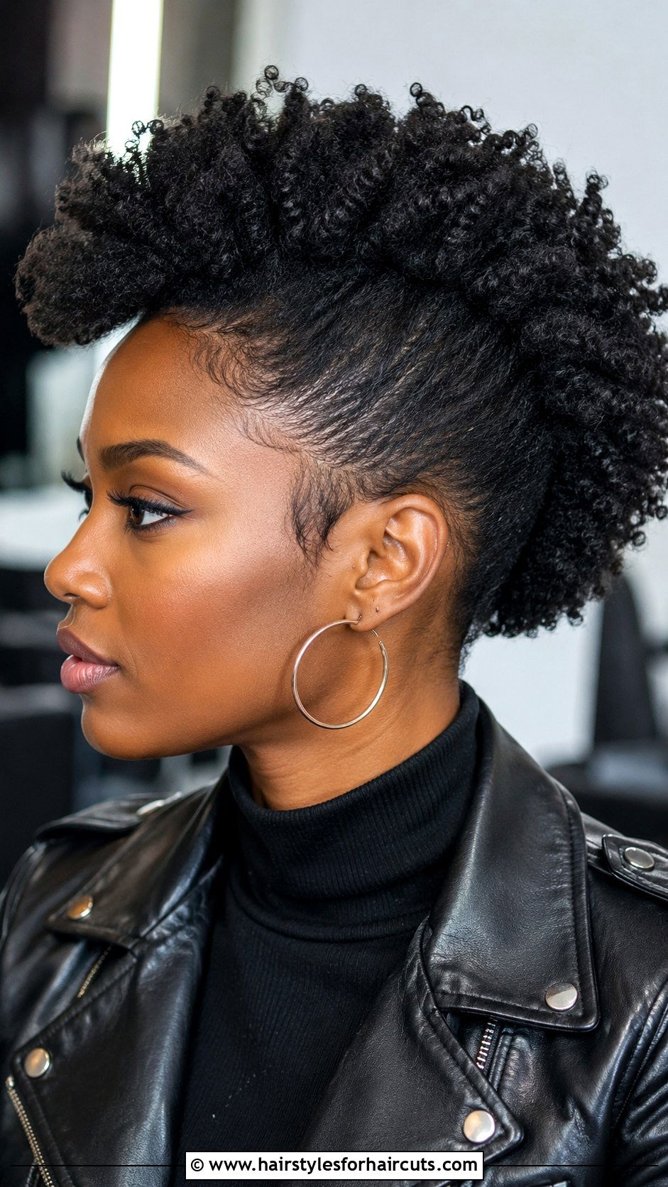 Faux Hawk Natural Hair - 25 easy natural hairstyles - 25 easy natural hairstyles