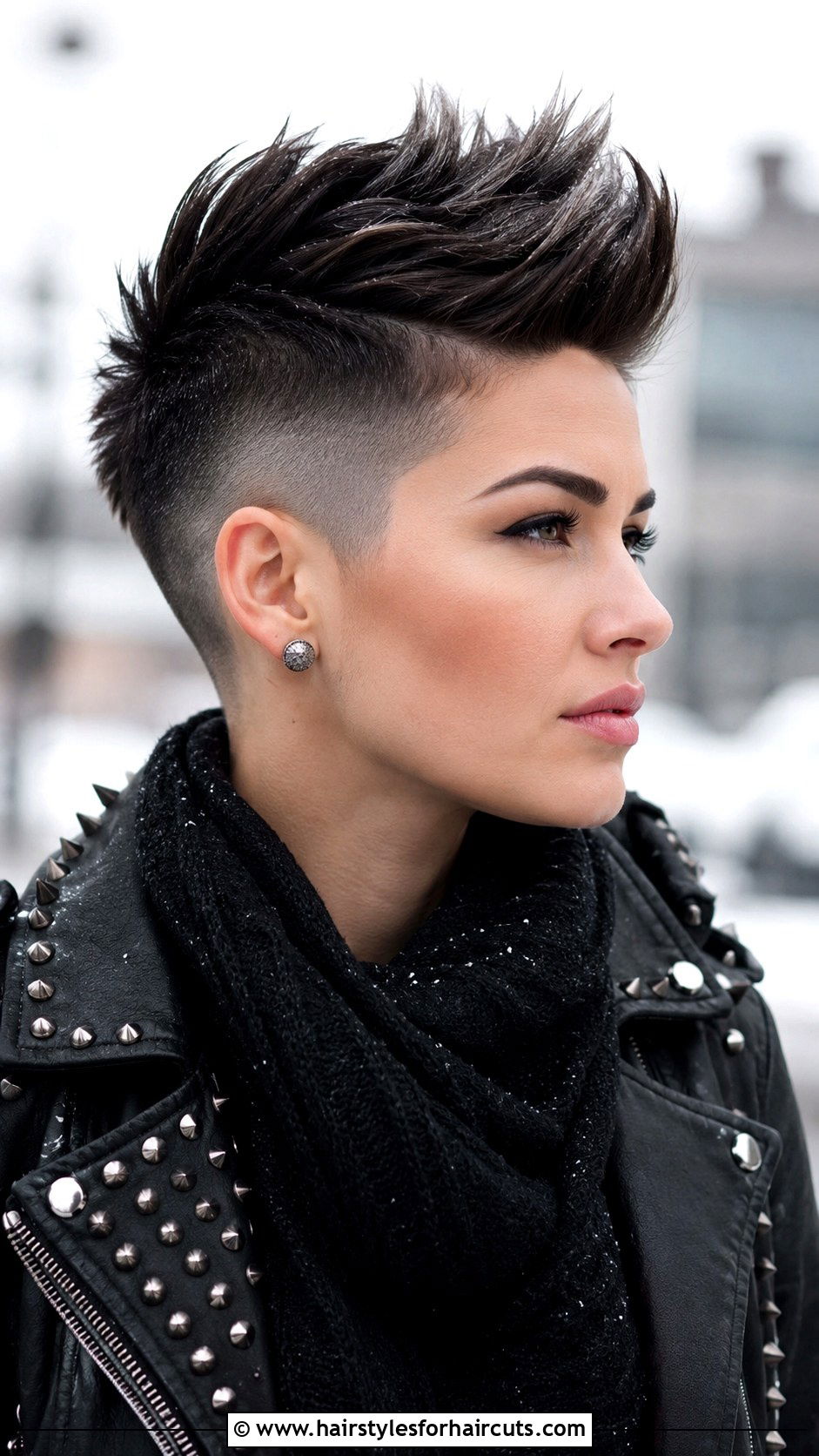 Faux Hawk Pixie Undercut - 25 pixie undercut short hair tomboy haircuts - 25 pixie undercut short hair tomboy haircuts