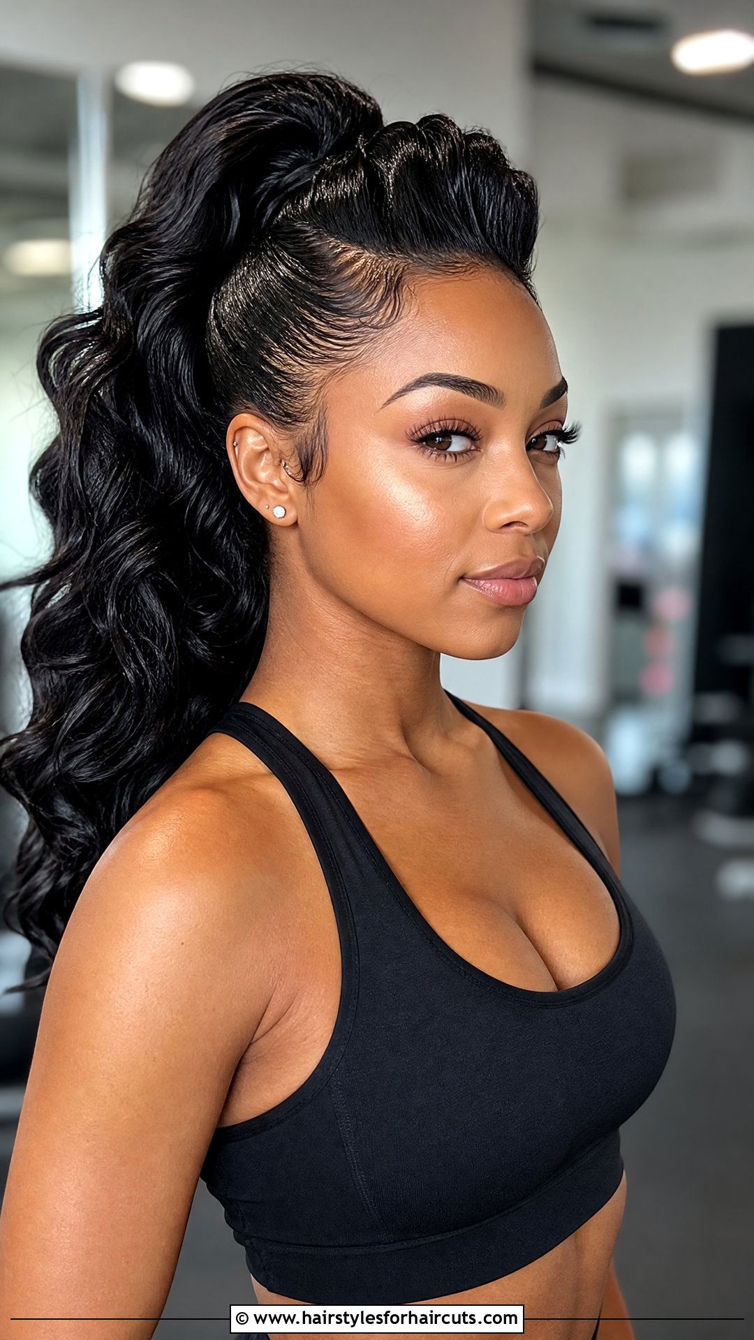 Faux Hawk Ponytail With Extensions - 25 softball hairstyles with fake hair - 25 softball hairstyles with fake hair