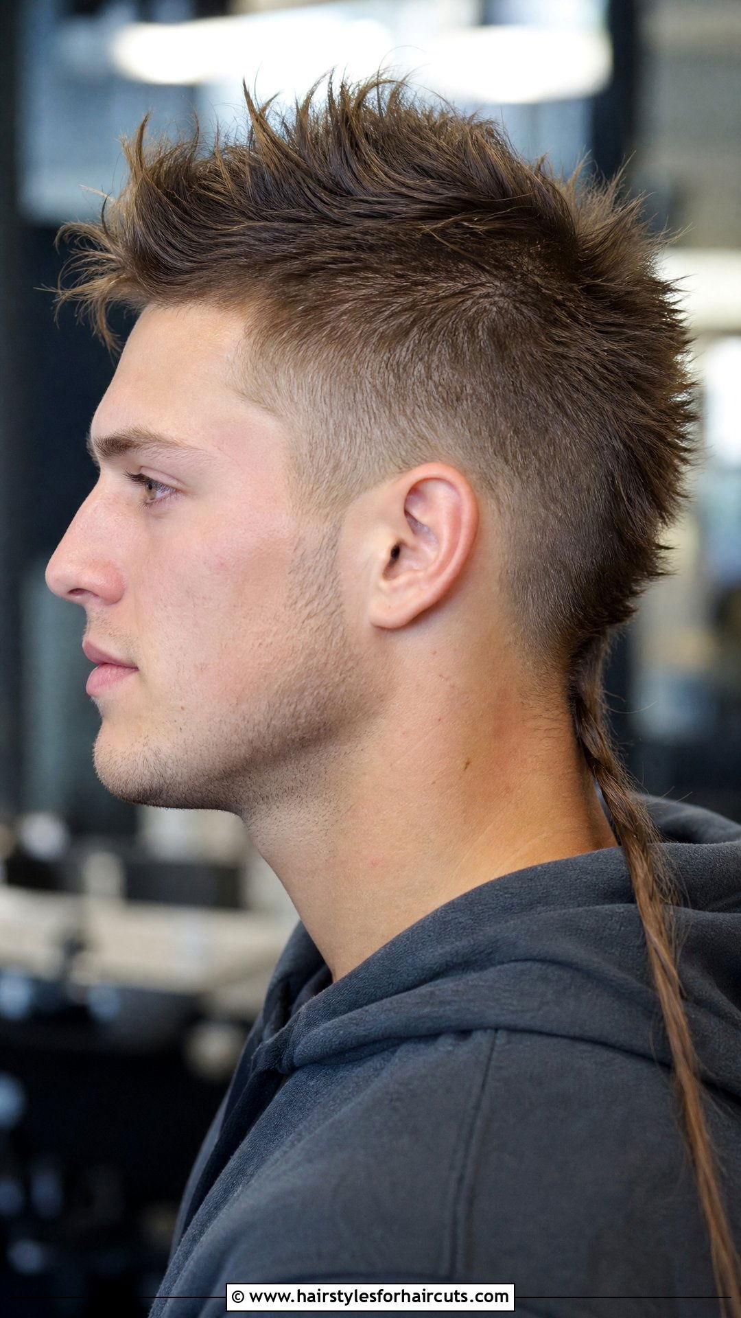Faux Hawk Rat Tail Haircut - 25 rat haircuts - 25 rat haircuts