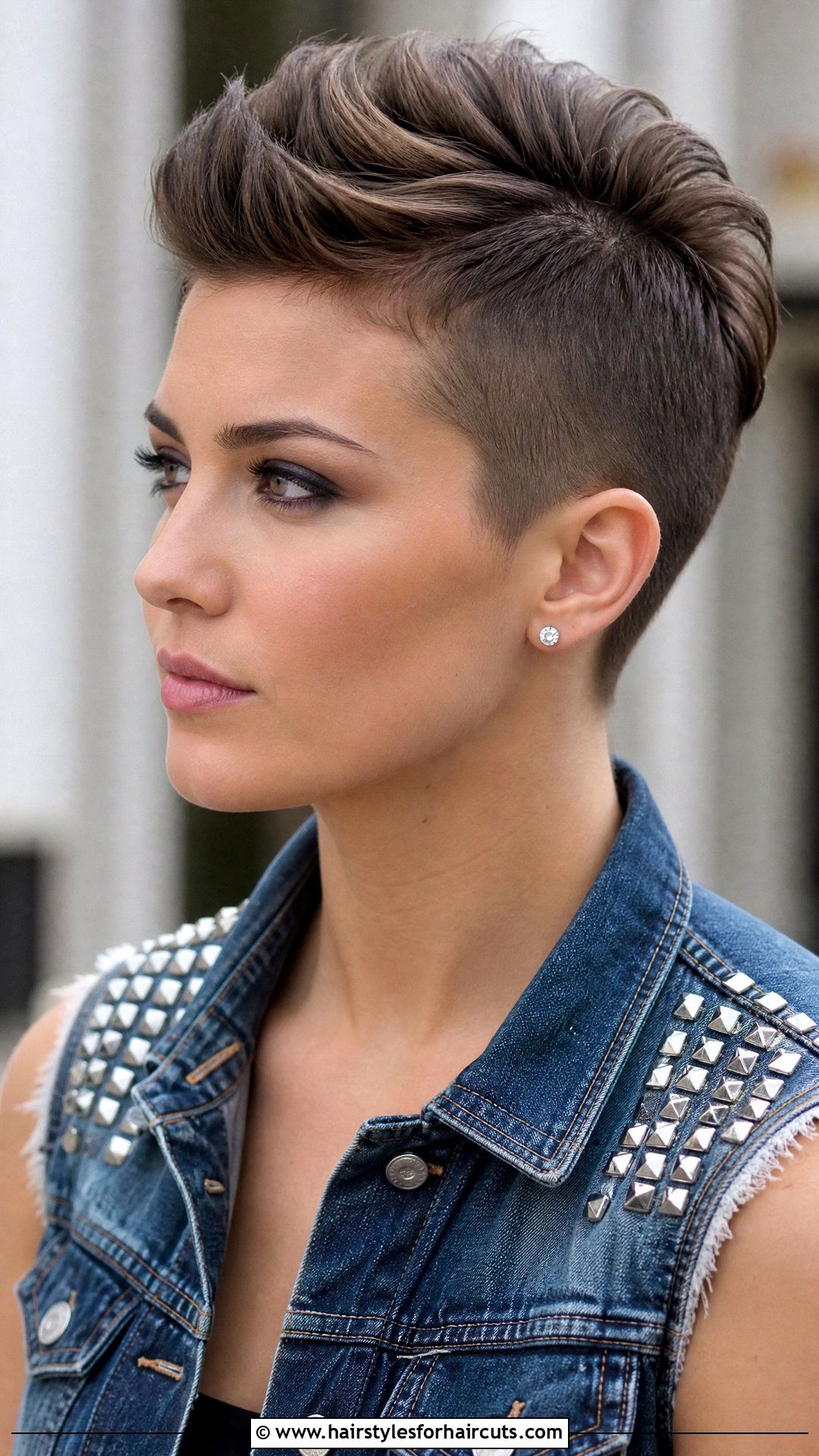 Faux Hawk Short Haircut - 25 haircuts off - 25 haircuts off
