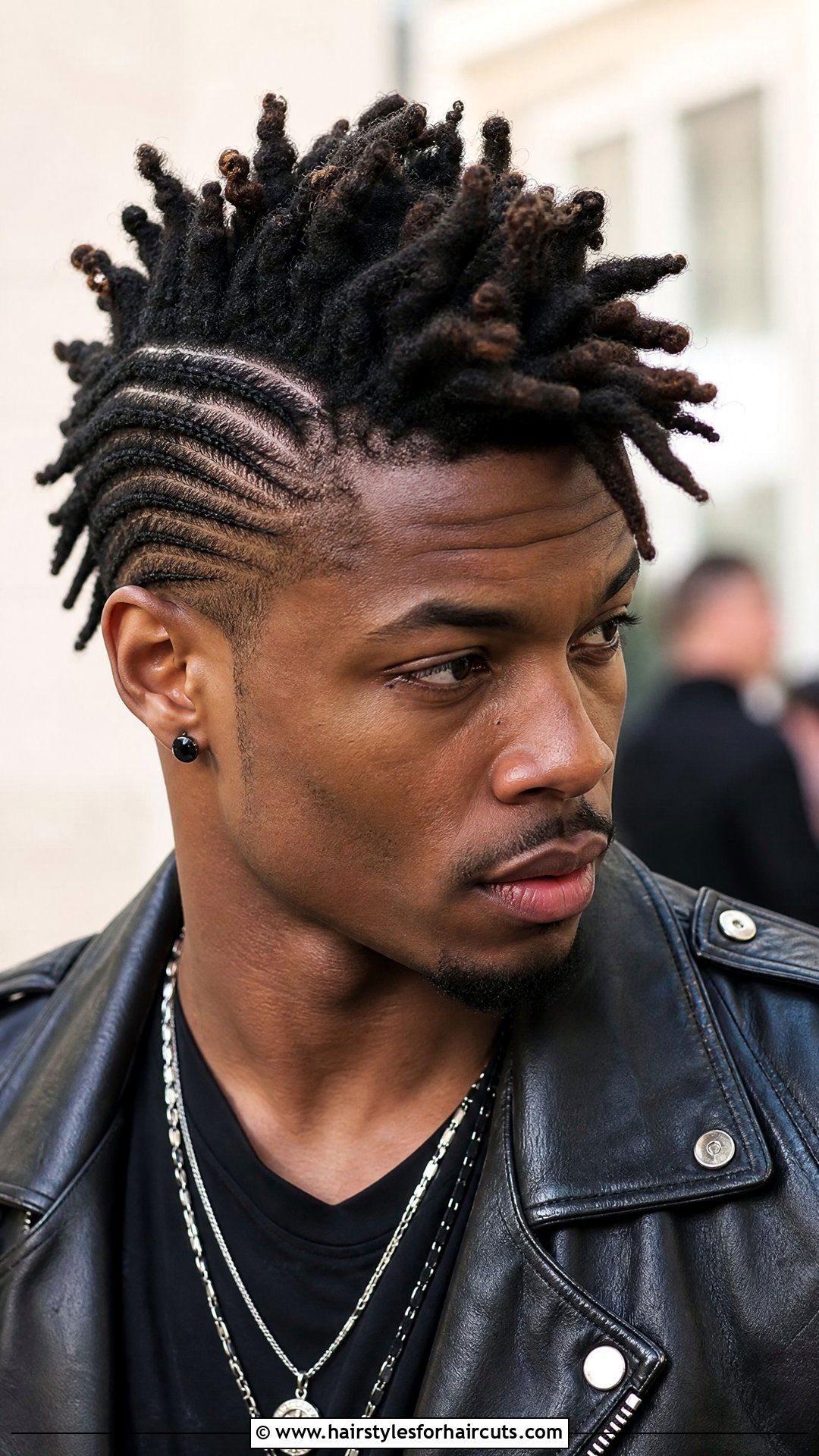 Faux Hawk Short Locs - 25 hairstyles for short locs - 25 hairstyles for short locs