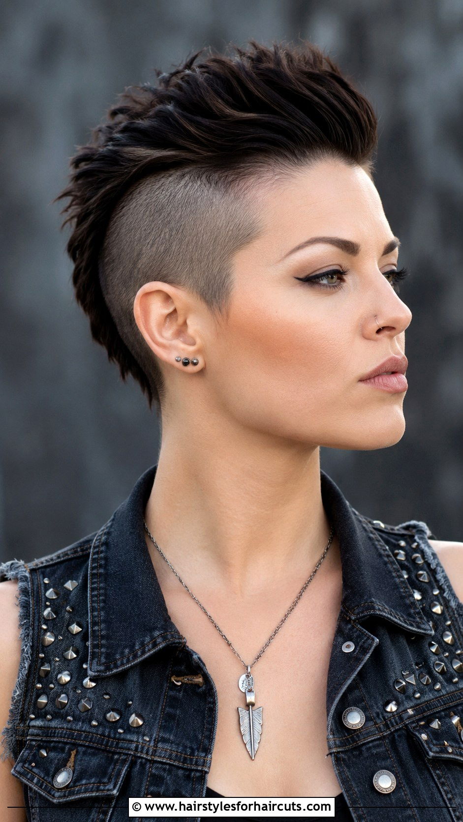 Faux Hawk Undercut - 25 hair back haircuts - 25 hair back haircuts