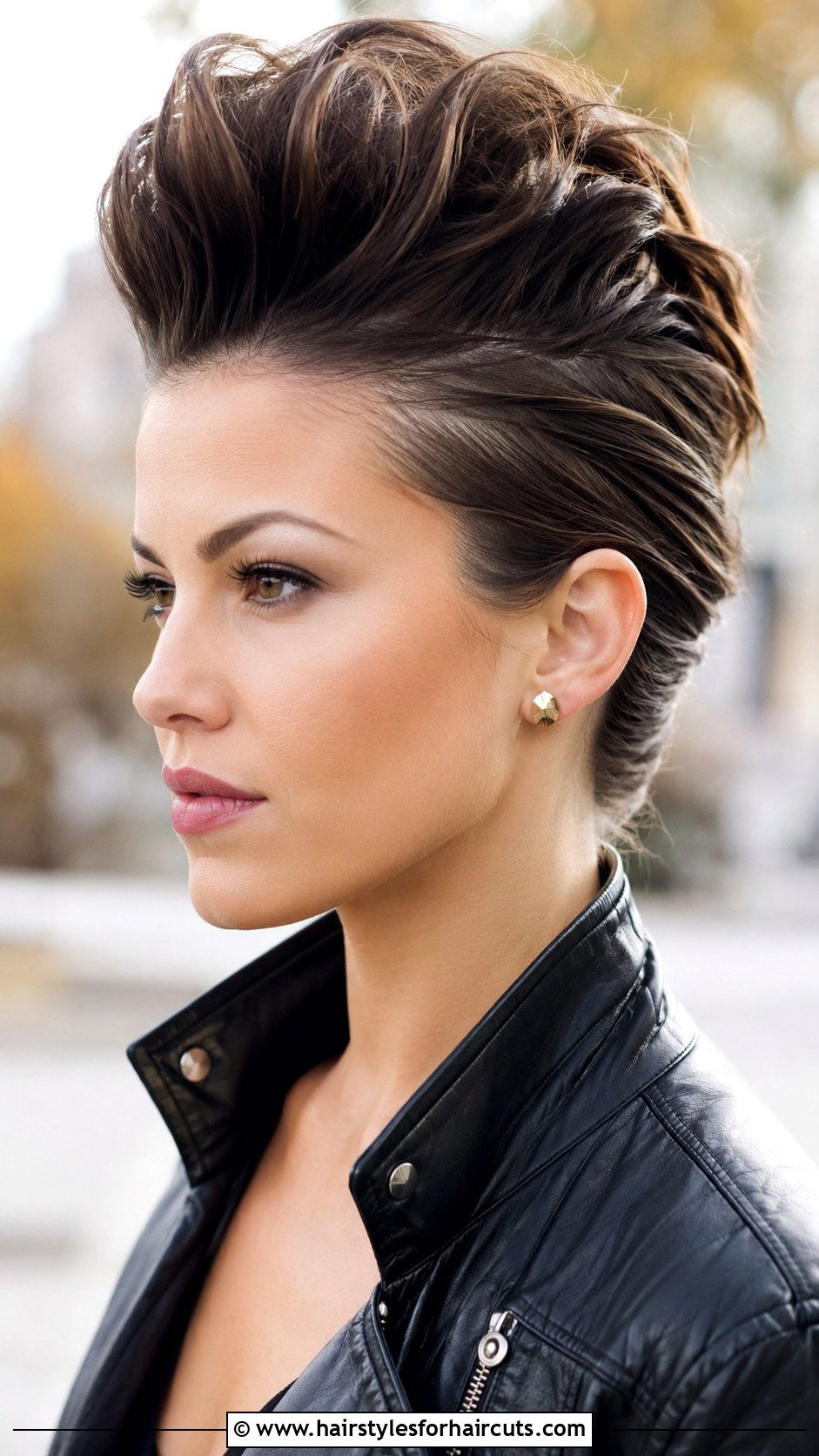 Faux Hawk Updo - 25 simple updo hairstyles for short hair - 25 simple updo hairstyles for short hair