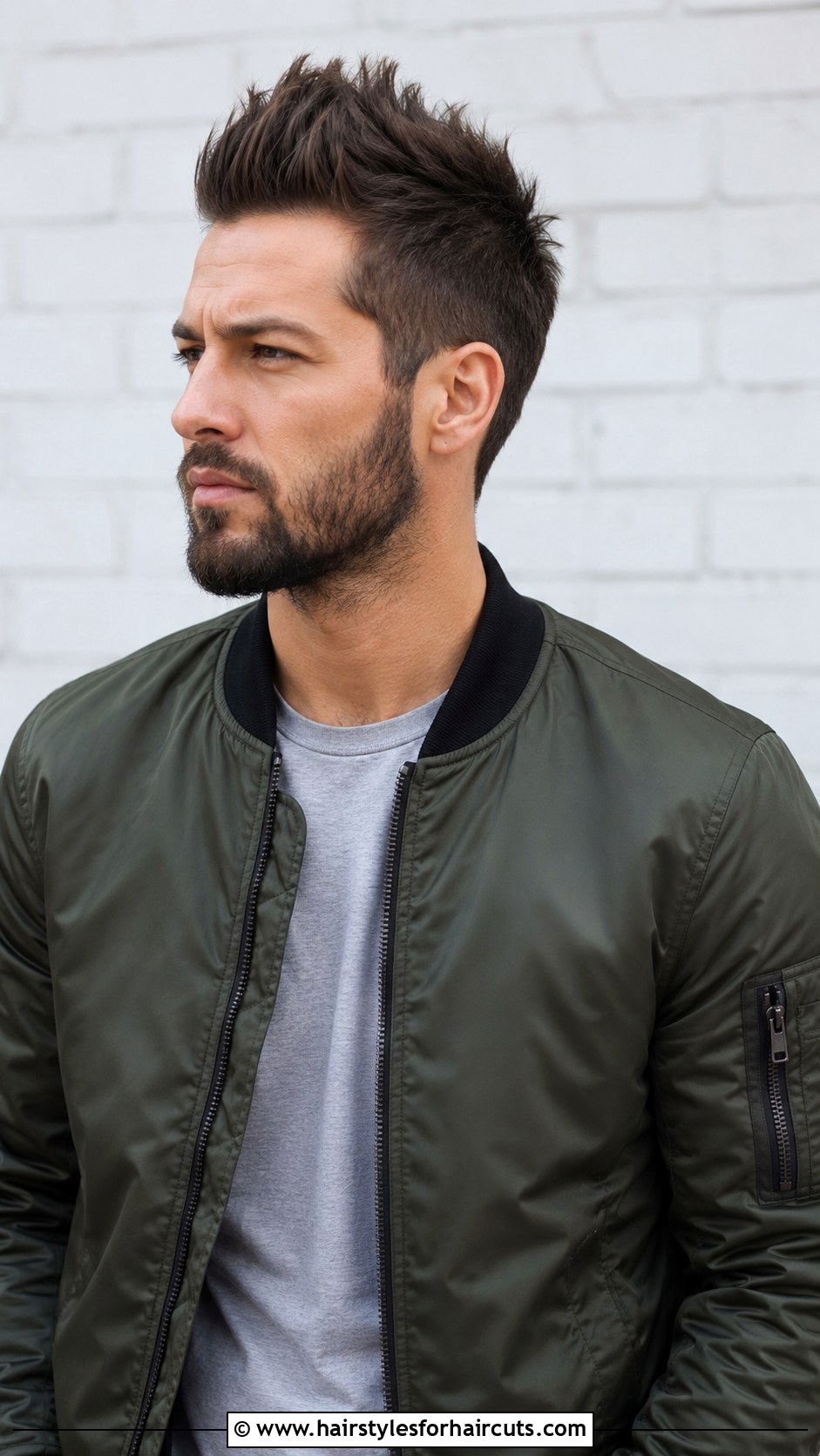 Faux Hawk With Beard - 25 bear haircuts - 25 bear haircuts
