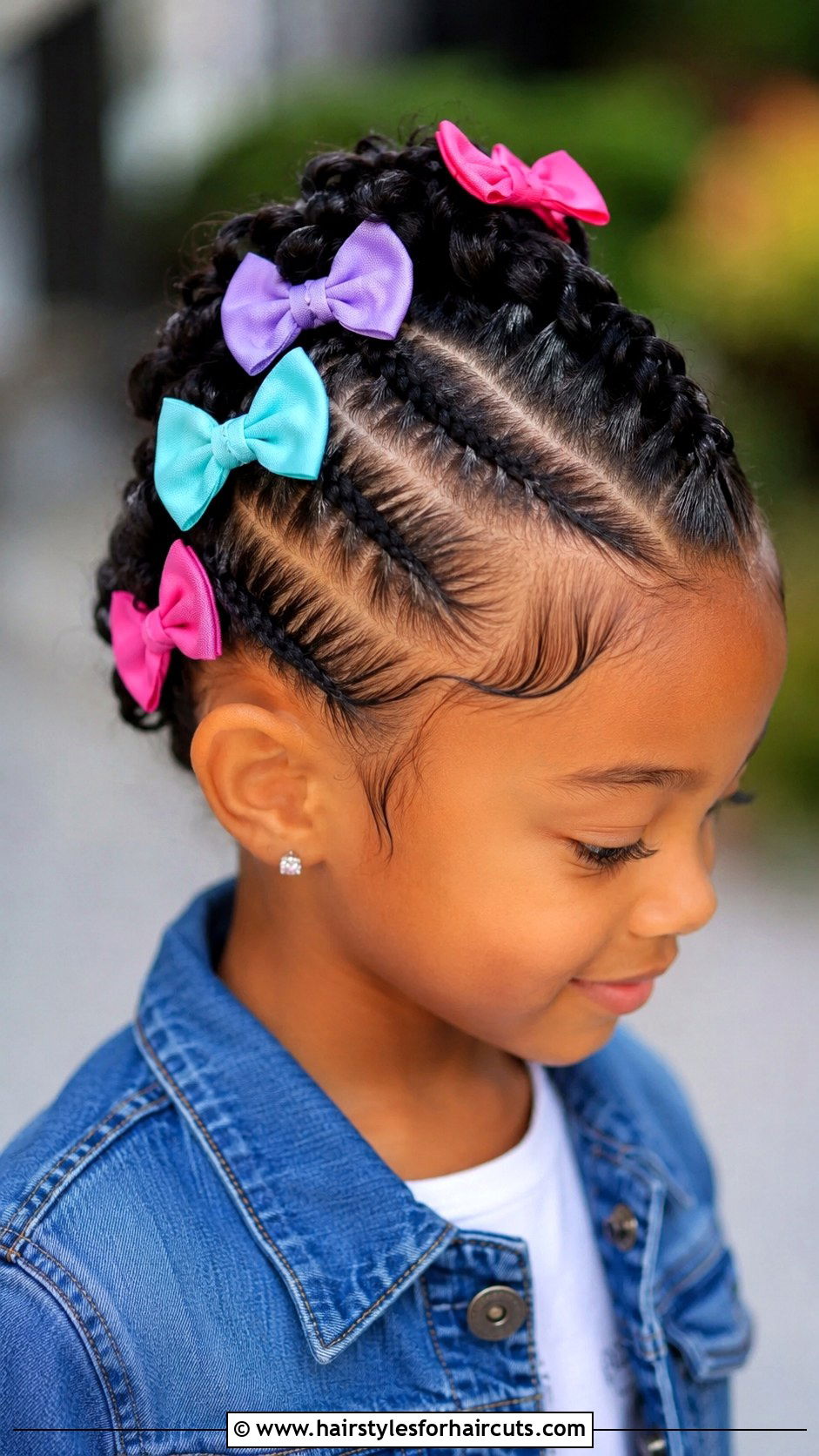 Faux Hawk With Bows - 25 funny hairstyles for girls - 25 funny hairstyles for girls