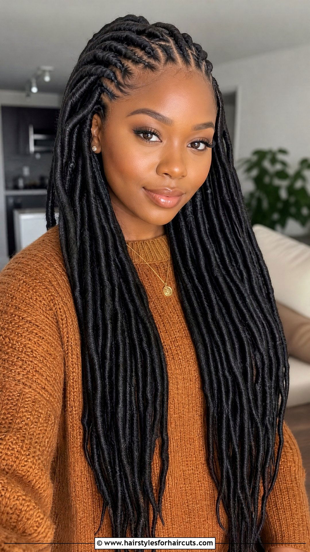 Faux Locs - 25 hairstyles for long hair black women - 25 hairstyles for long hair black women