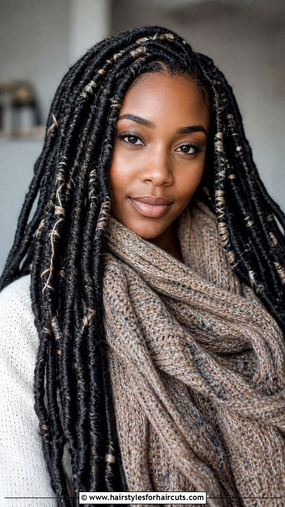 Faux Locs - 25 winter hairstyles for natural hair - 25 winter hairstyles for natural hair