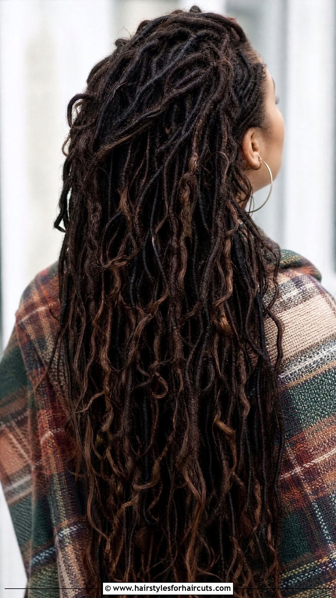 Faux Locs - 25 winter braid hairstyles for black hair - 25 winter braid hairstyles for black hair