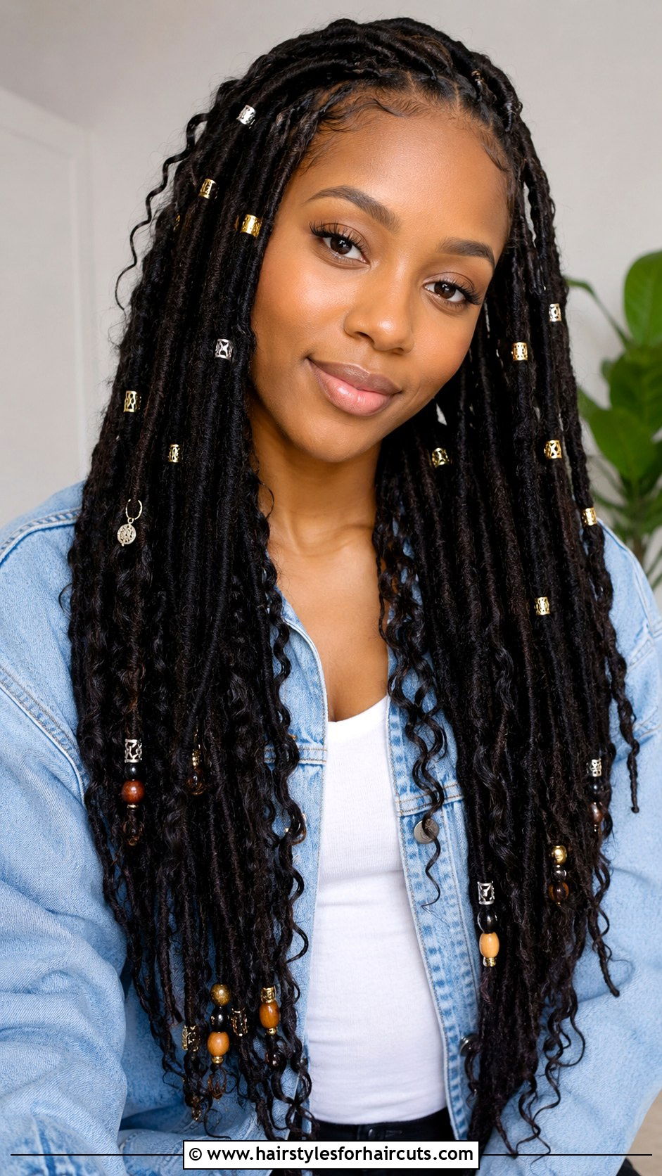 Faux Locs With Beads - 25 beaded hairstyles - 25 beaded hairstyles