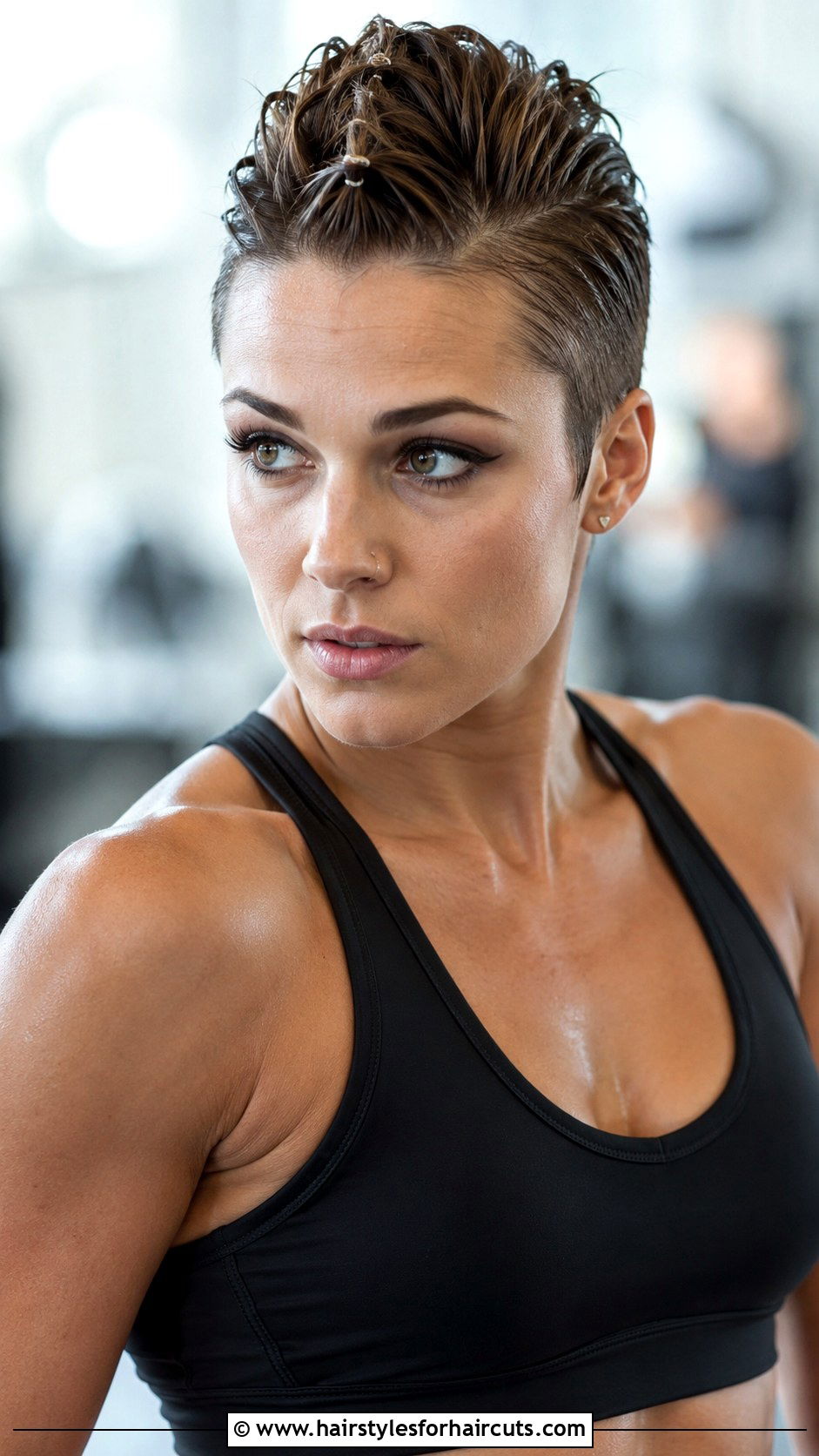 Fauxhawk Short Hair - 25 easy sporty hairstyles for short hair - 25 easy sporty hairstyles for short hair