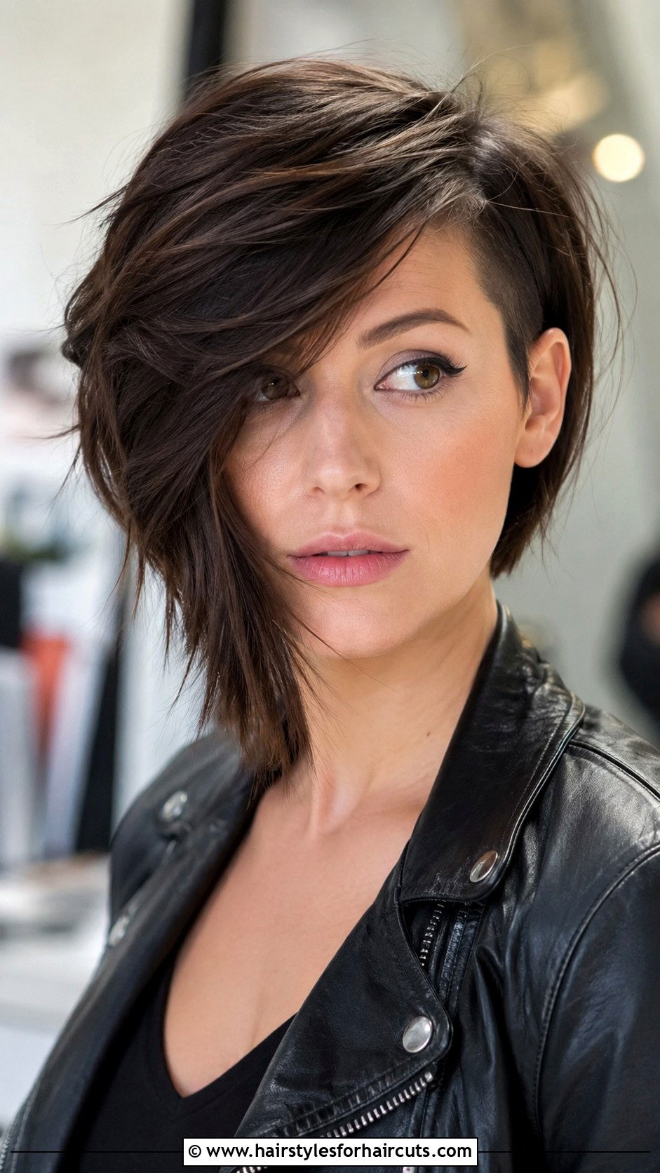 Feathered Asymmetric Bob - 25 feathered bob hairstyles for fine hair - 25 feathered bob hairstyles for fine hair
