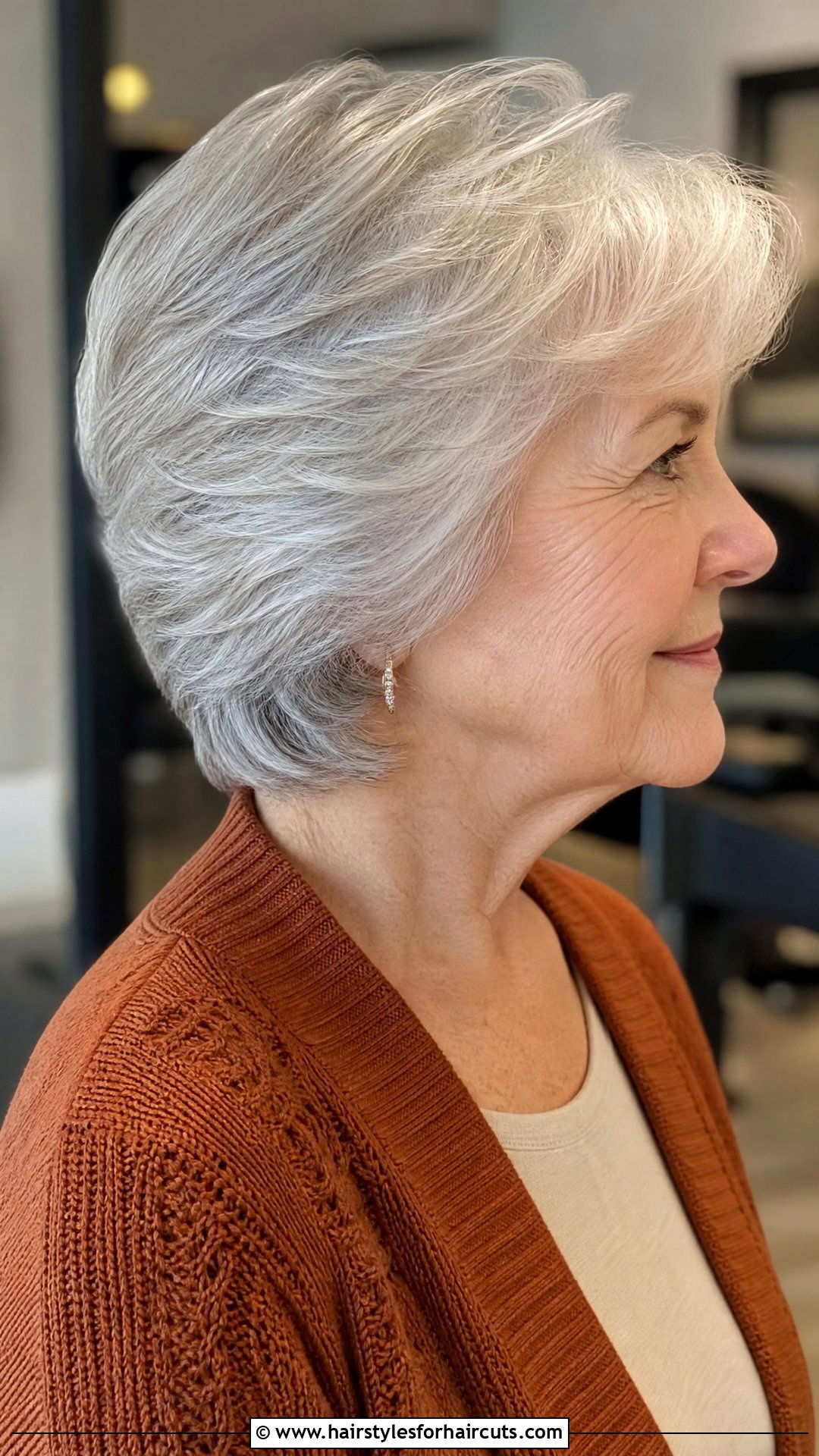 Feathered Back Haircut For Older Women - 25 women over 60 haircuts - 25 women over 60 haircuts