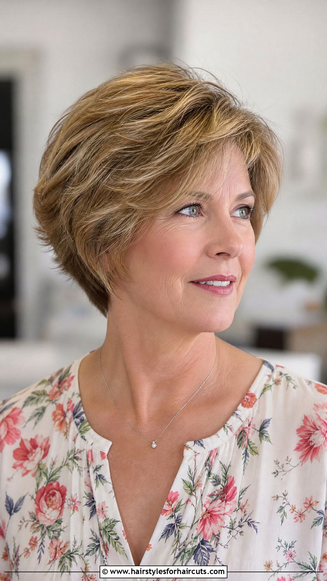 Feathered Back Short Hair - 25 grandma hairstyles - 25 grandma hairstyles