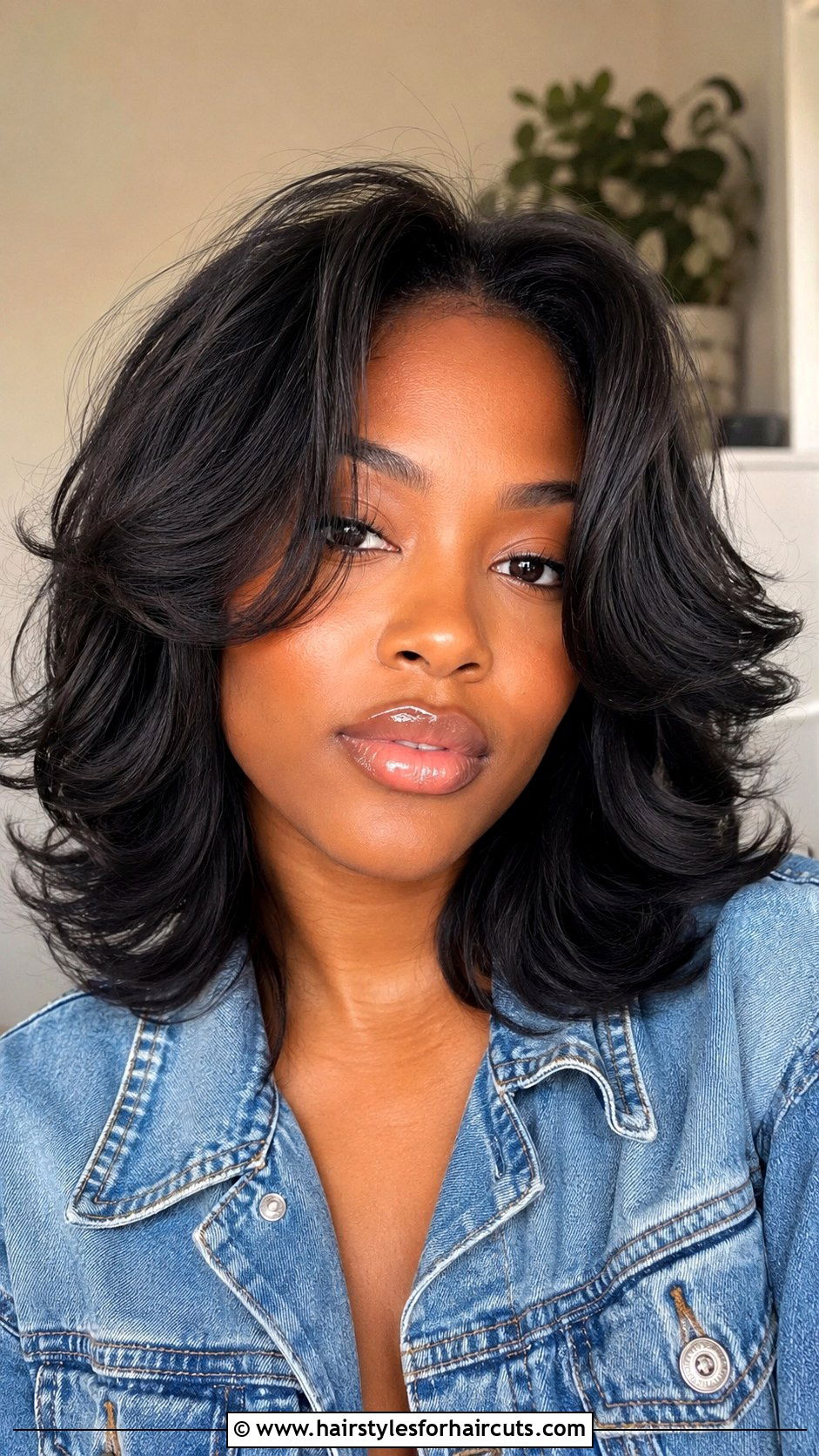 Feathered Blowout - 25 blowout hairstyles for black hair - 25 blowout hairstyles for black hair