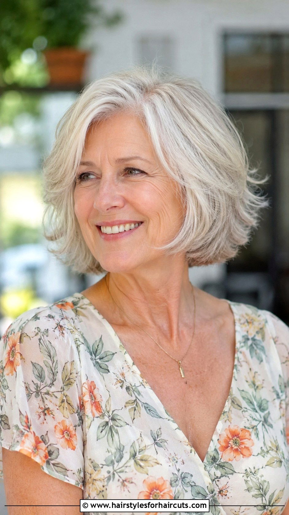 Feathered Bob - 25 haircuts for women in their 60s - 25 haircuts for women in their 60s