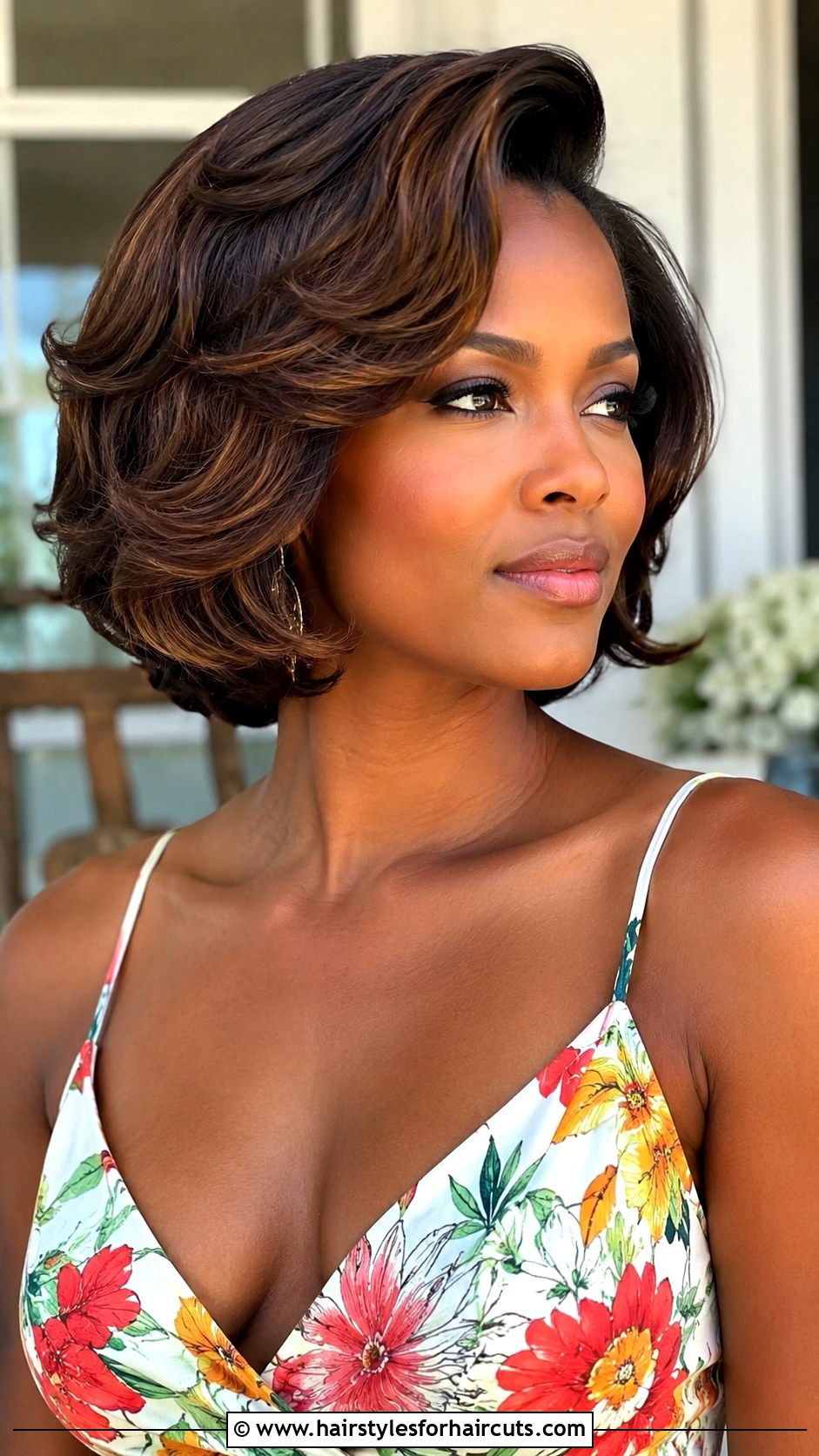 Feathered Bob - 25 new hairstyles for black women - 25 new hairstyles for black women