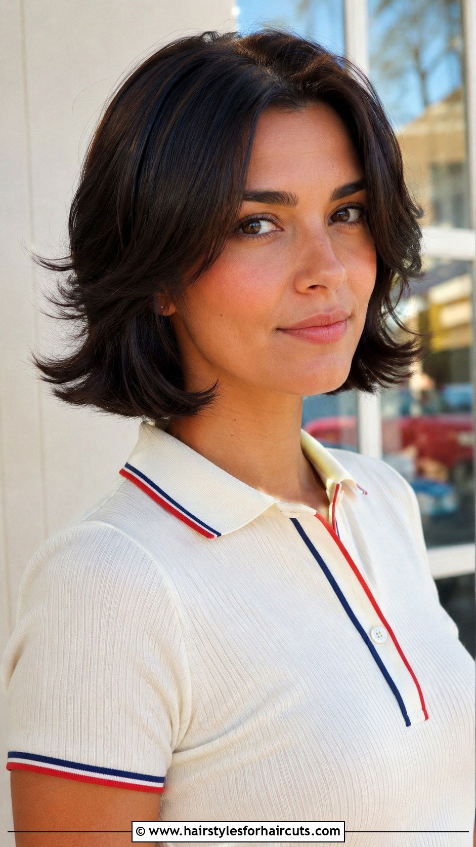 Feathered Bob - 25 bob haircuts dark hair - 25 bob haircuts dark hair