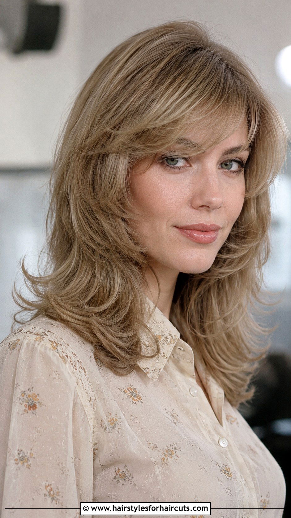 Feathered Cut With Side Swept Fringe - 25 hairstyles with side fringe - 25 hairstyles with side fringe