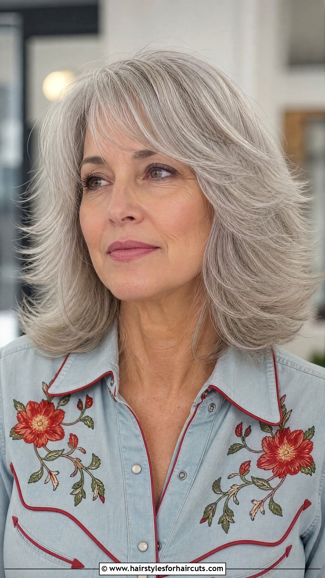 Feathered Haircut Grey Hair - 25 haircuts grey hair - 25 haircuts grey hair
