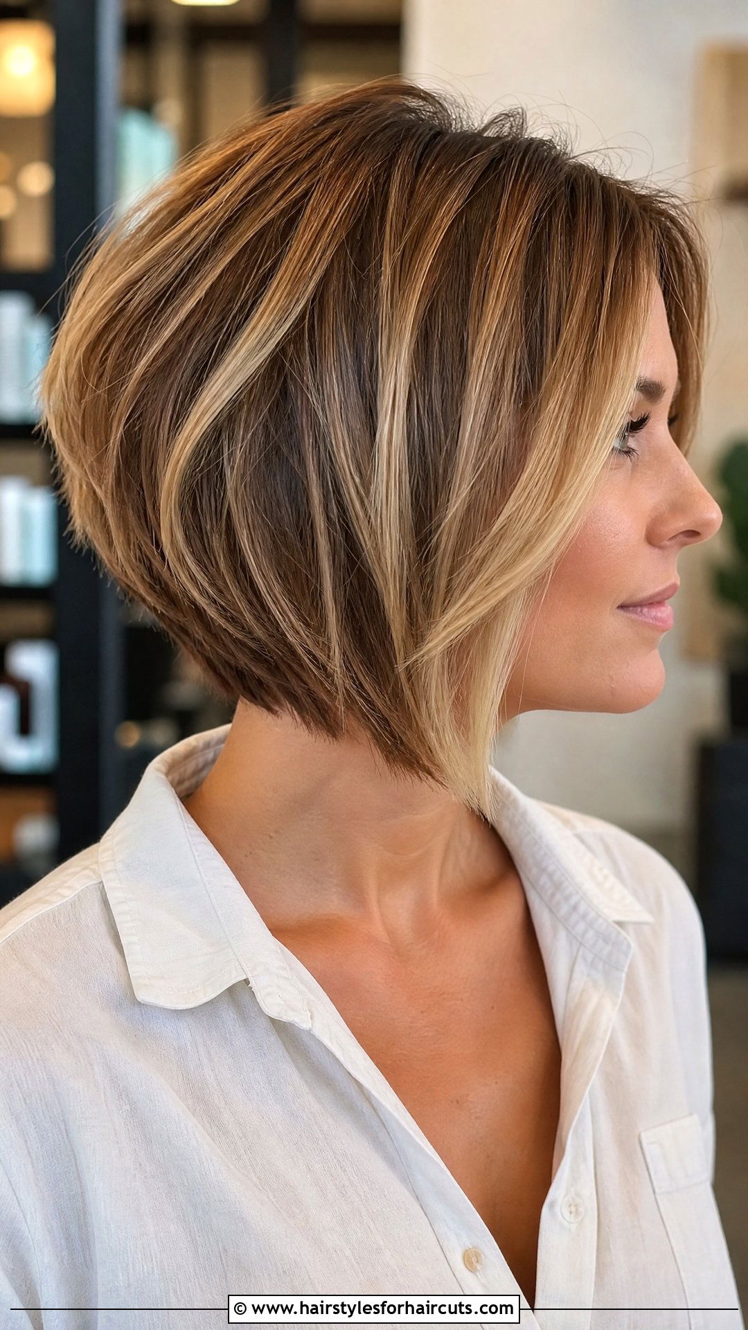 Feathered Inverted Bob - 25 feathered haircuts for short hair - 25 feathered haircuts for short hair