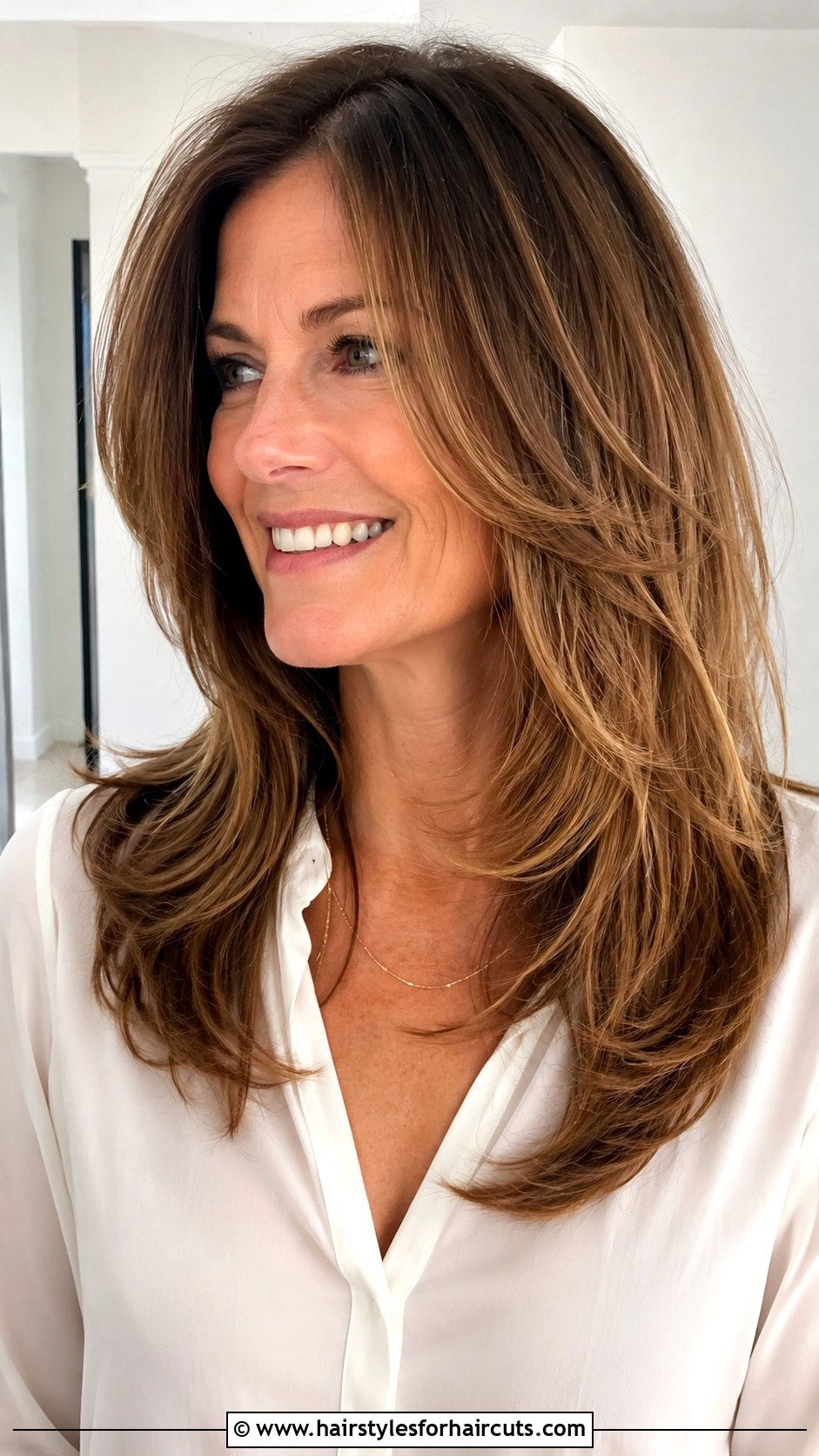 Feathered Layers After 4 Inches Off - 25 4 inches of haircuts off - 25 4 inches of haircuts off