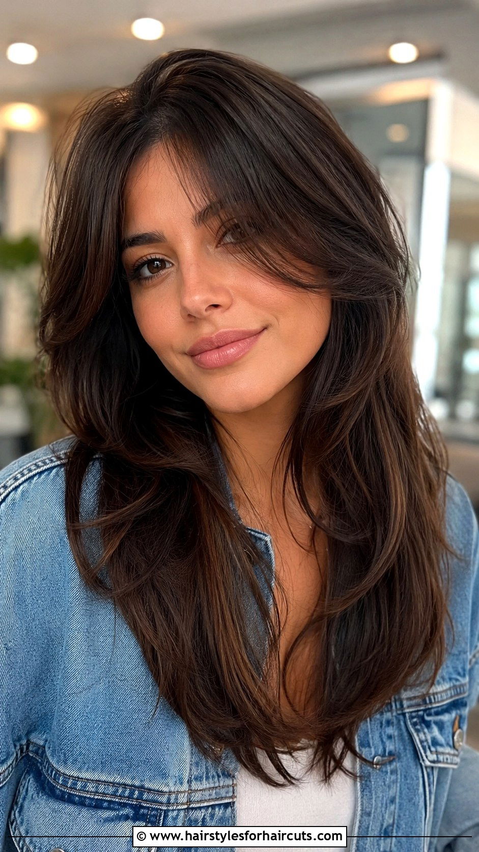 Feathered Layers For Long Dark Hair - 25 layered long dark hairstyles - 25 layered long dark hairstyles