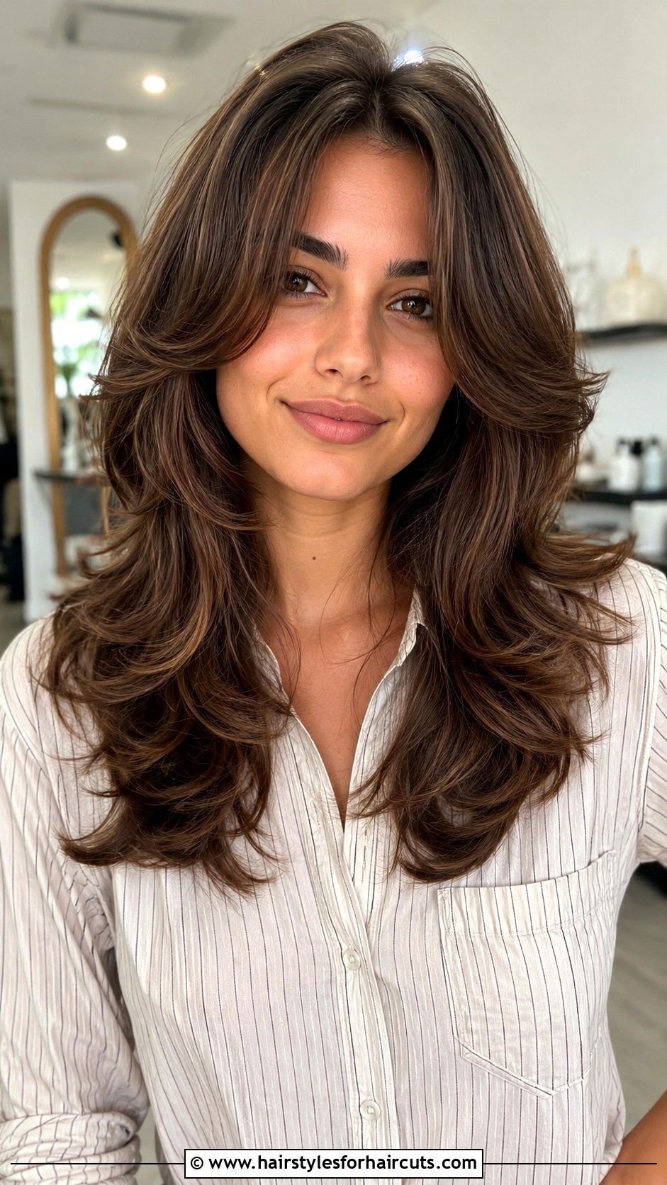 Feathered Layers Haircut - 25 casual hairstyles - 25 casual hairstyles