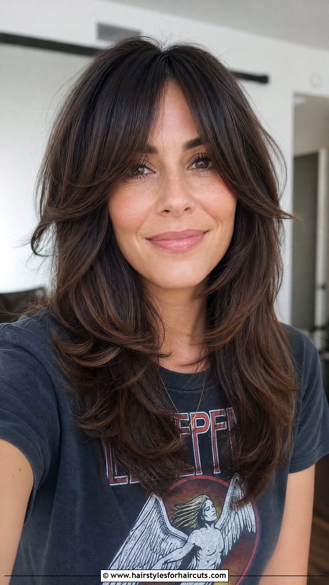 Feathered Layers Haircut - 25 hairstyles with real hair - 25 hairstyles with real hair