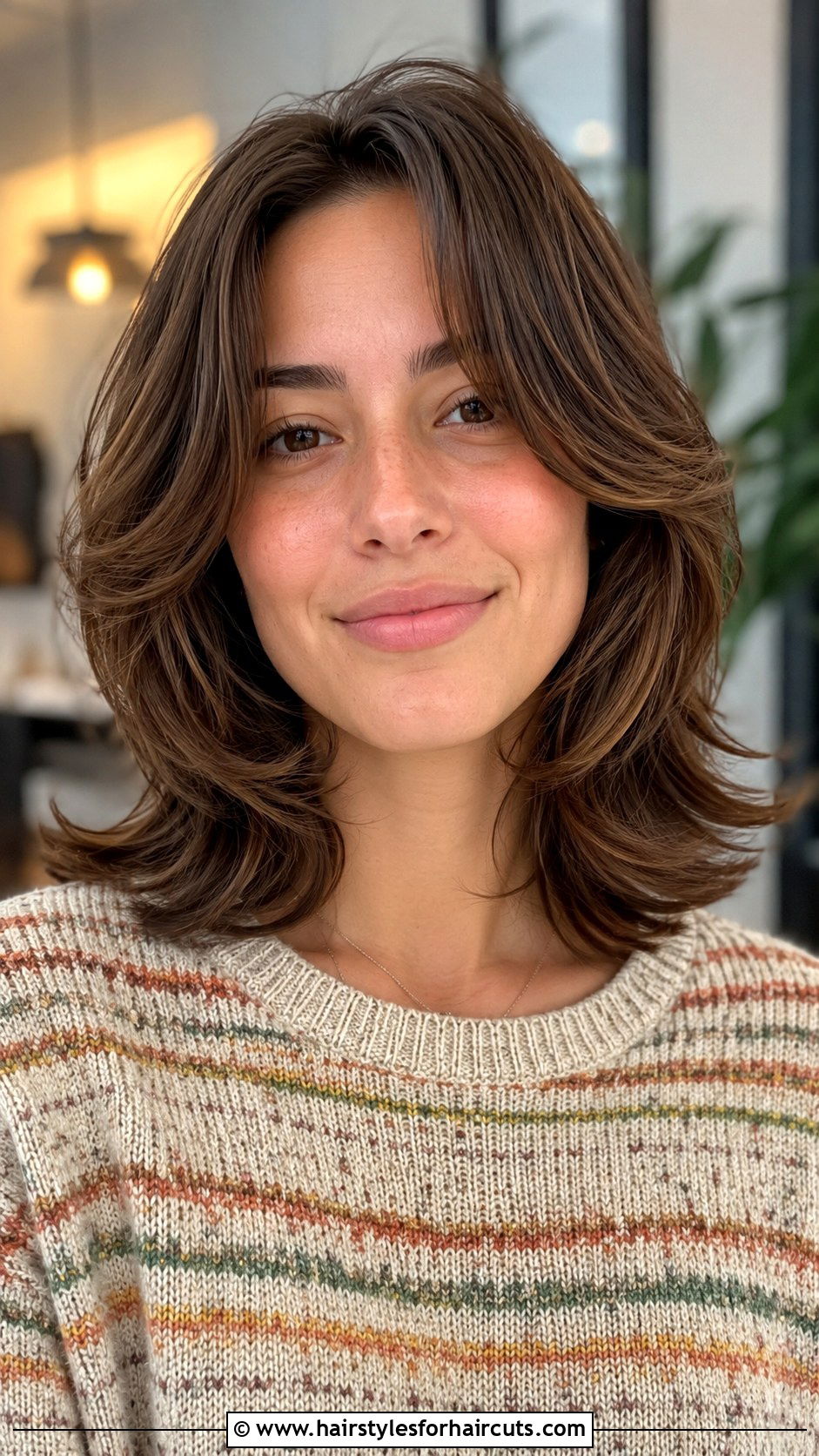 Feathered Layers Shoulder Length - 25 shoulder length layered haircuts for thick hair - 25 shoulder length layered haircuts for thick hair