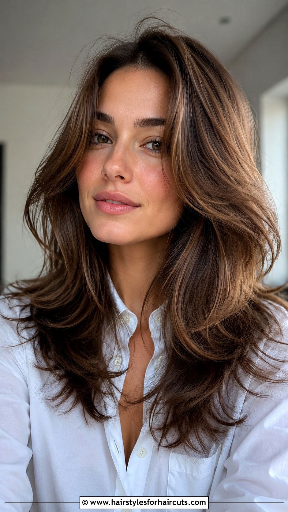Feathered Long Hair - 25 old lady hairstyles for long hair - 25 old lady hairstyles for long hair