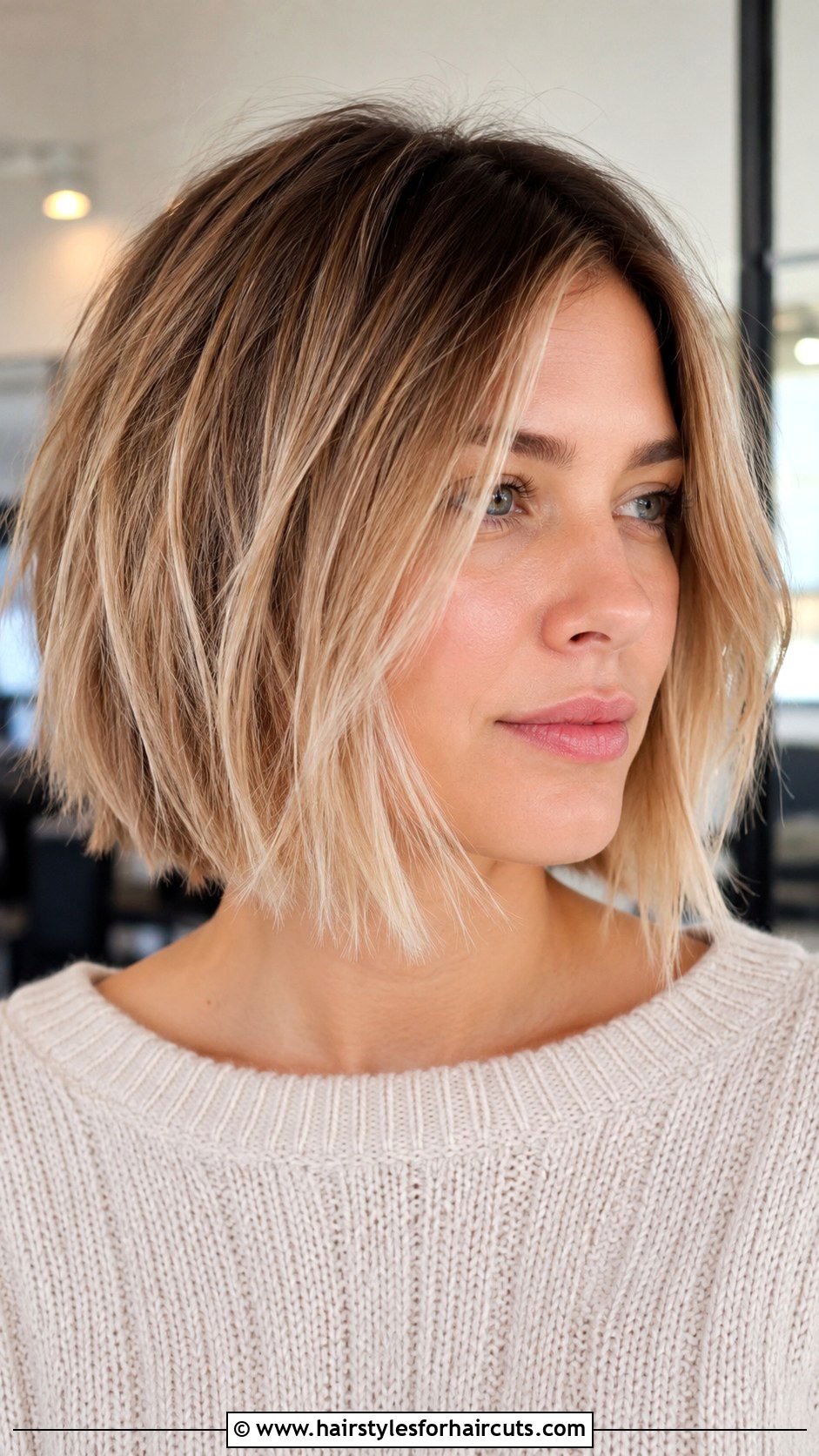 Feathered Natural Bob - 25 natural bob hairstyles for black hair - 25 natural bob hairstyles for black hair