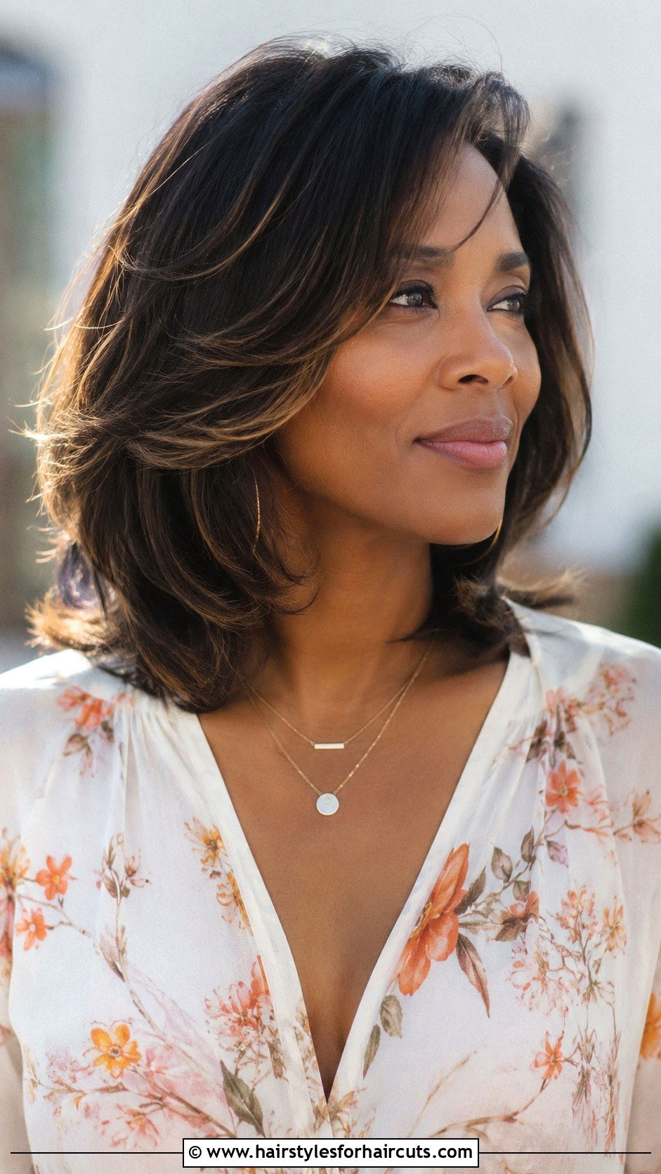 Feathered Neck Length Haircut - 25 neck length hairstyles for relaxed hair - 25 neck length hairstyles for relaxed hair