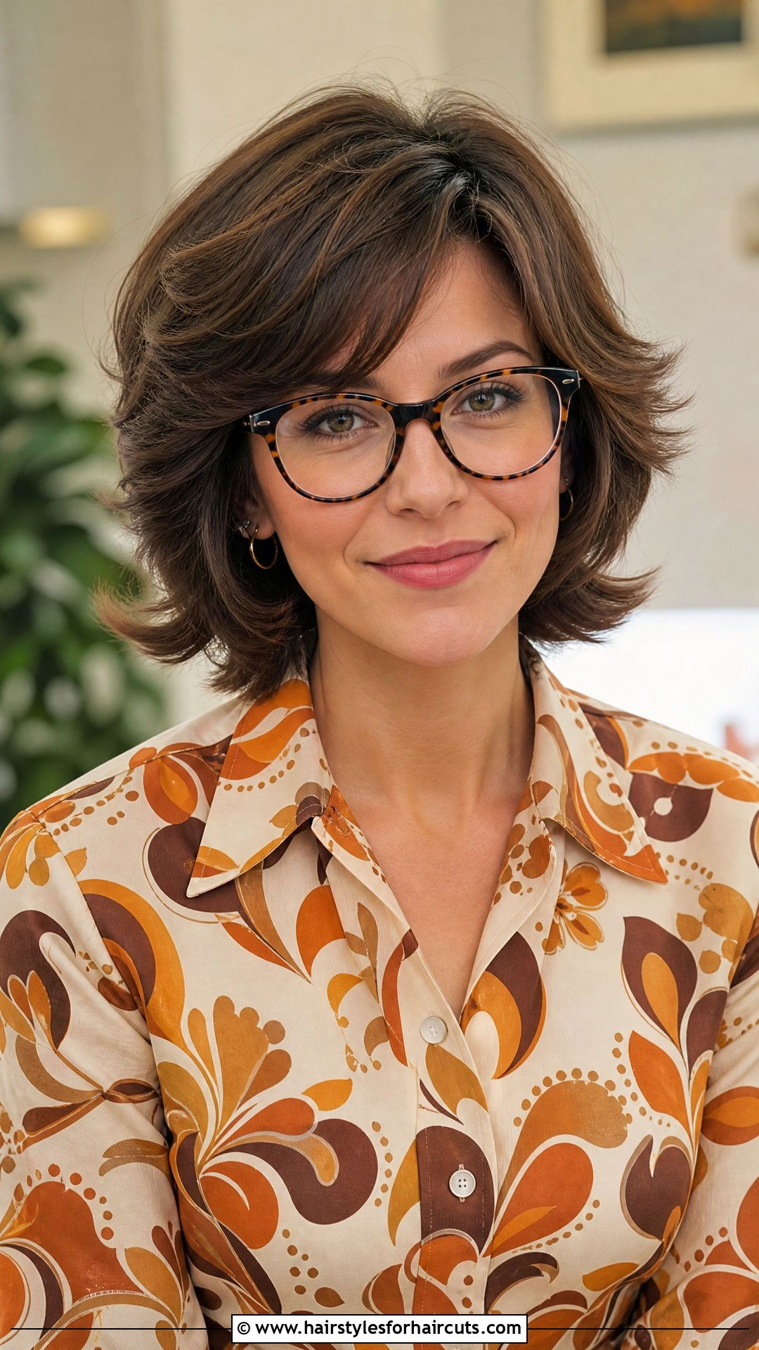 Feathered Short Hair With Glasses - 25 short haircuts for women with glasses - 25 short haircuts for women with glasses