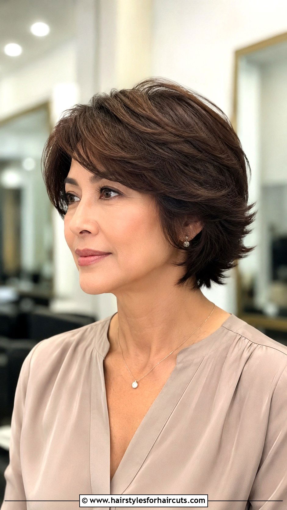 Feathered Short Haircut - 25 short hairstyles for asian hair - 25 short hairstyles for asian hair