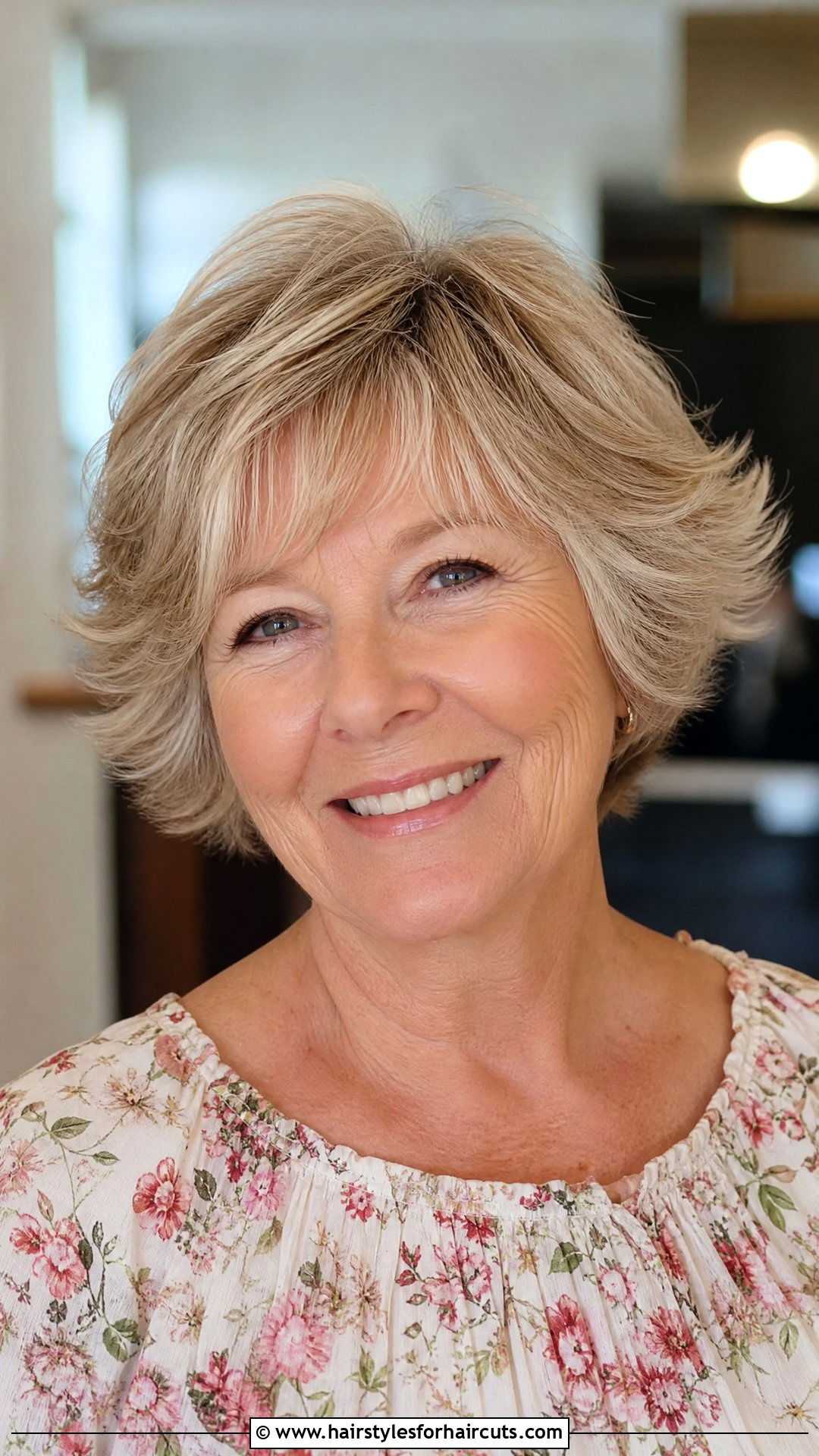 Feathered Short Haircut - 25 hairstyles for older women with thinning hair - 25 hairstyles for older women with thinning hair