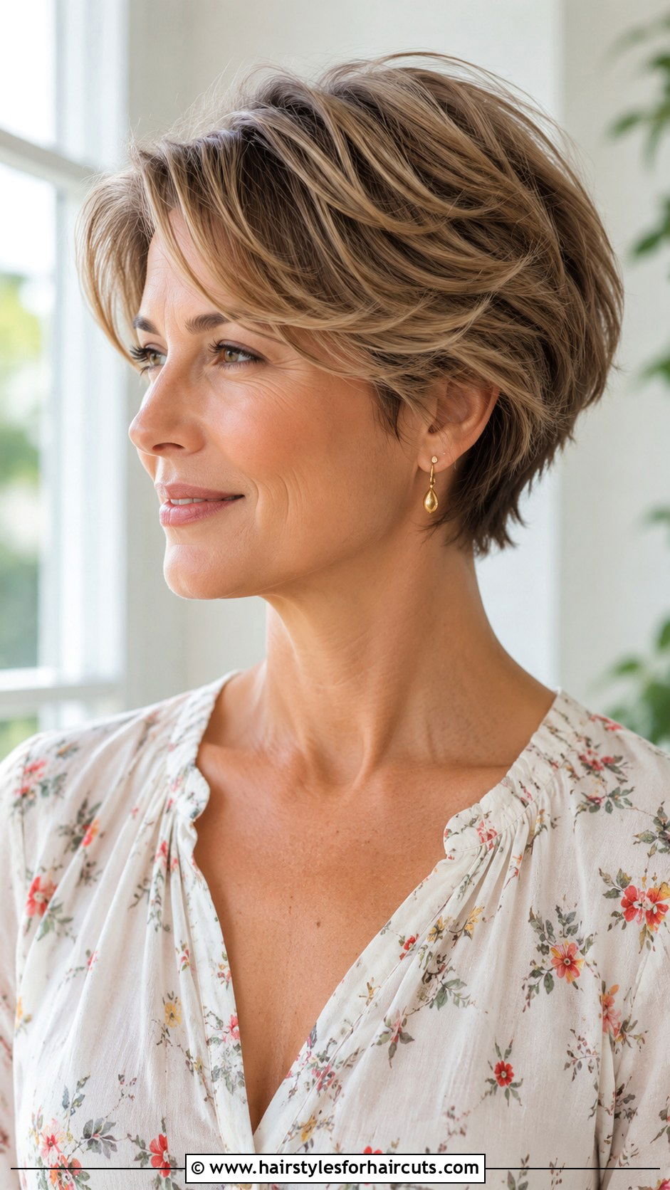 Feathered Short Haircut - 25 hairstyles for women over 50 fine hair - 25 hairstyles for women over 50 fine hair