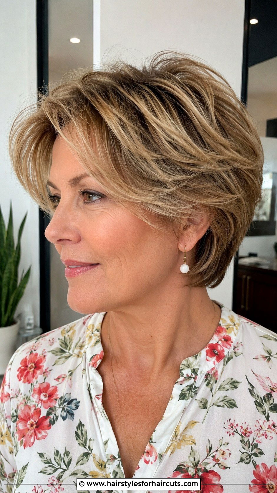 Feathered Short Haircut - 25 6 inches of haircuts off - 25 6 inches of haircuts off