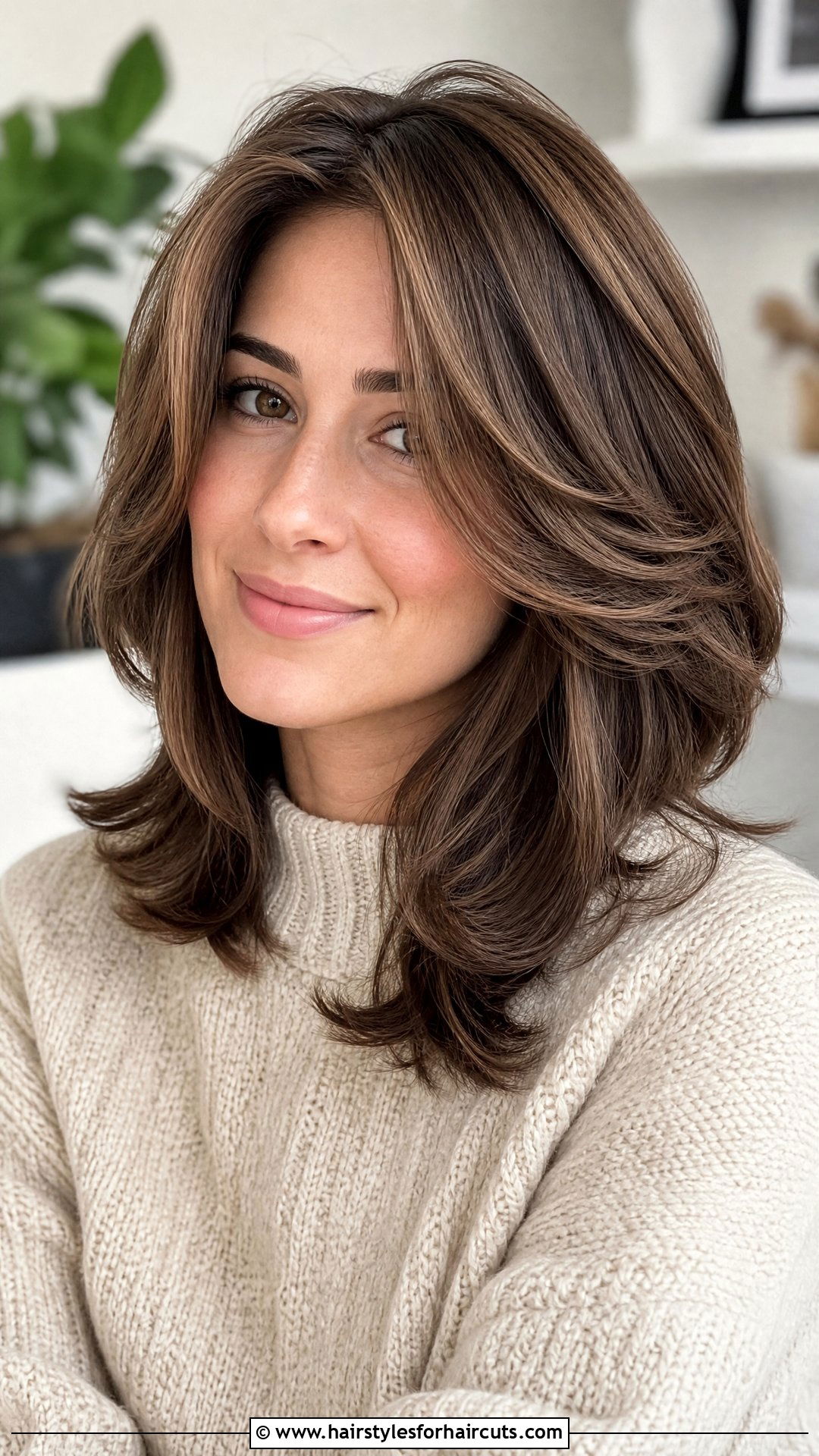 Feathered Shoulder Length Haircut - 25 shoulder length haircuts for women over 60 - 25 shoulder length haircuts for women over 60